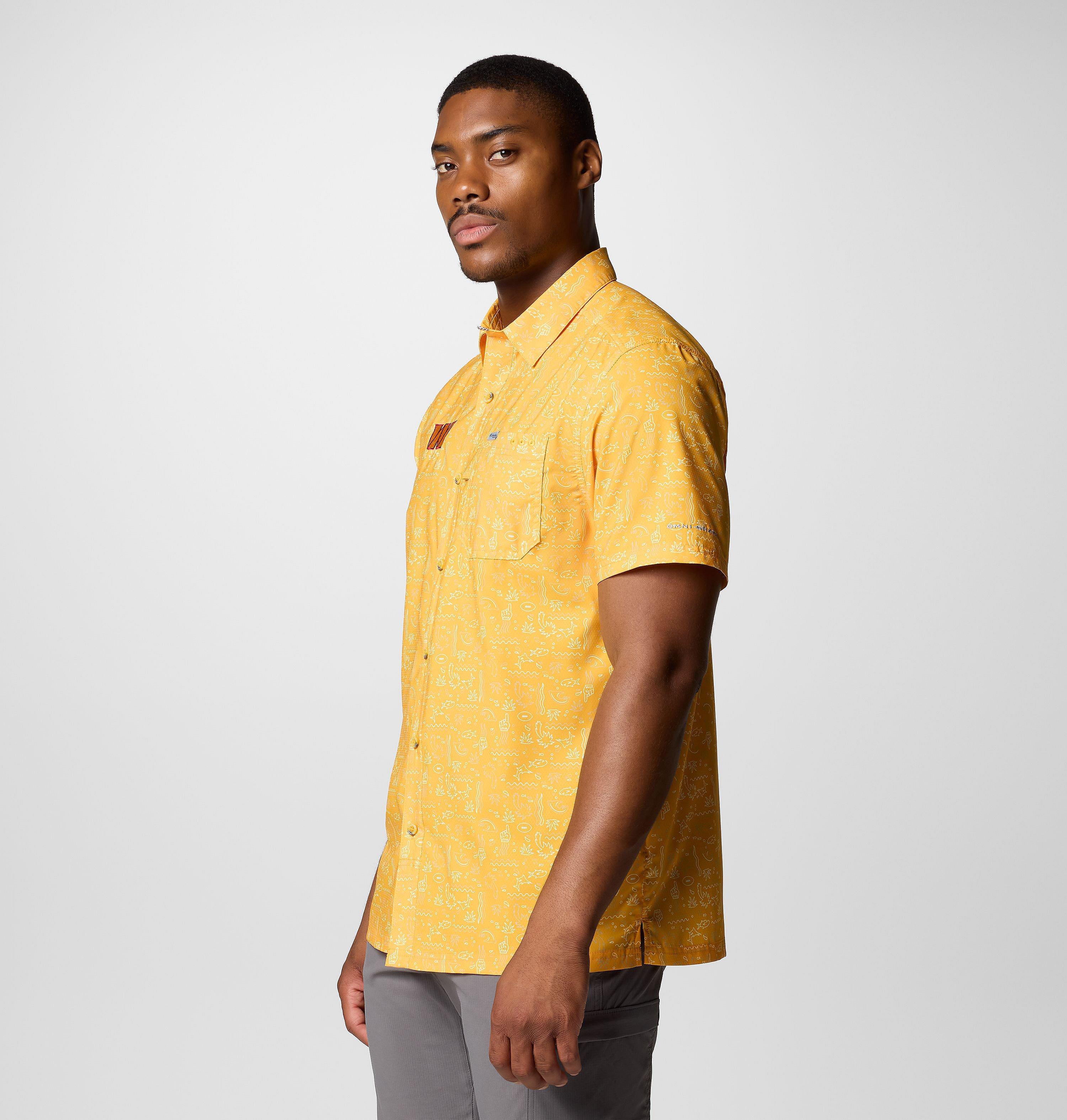 Men's PFG Super Slack Tide Short Sleeve Shirt - Washington Commanders 4