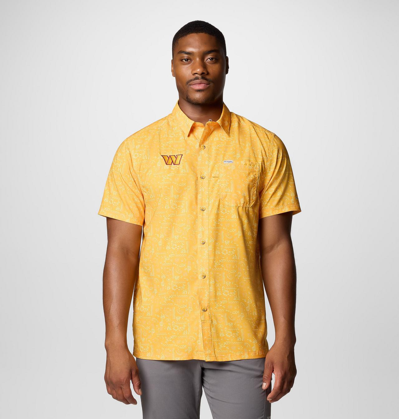 Men's PFG Super Slack Tide™ Short Sleeve Shirt - Washington Commanders 1
