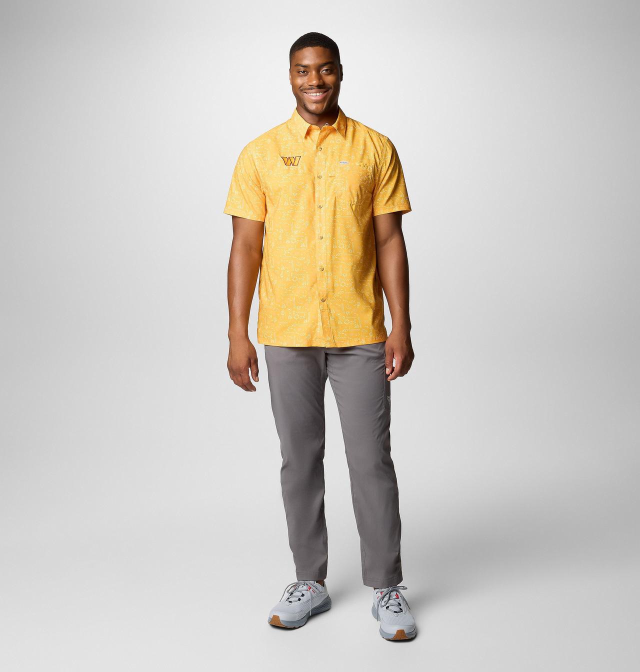 Men's PFG Super Slack Tide™ Short Sleeve Shirt - Washington Commanders 2