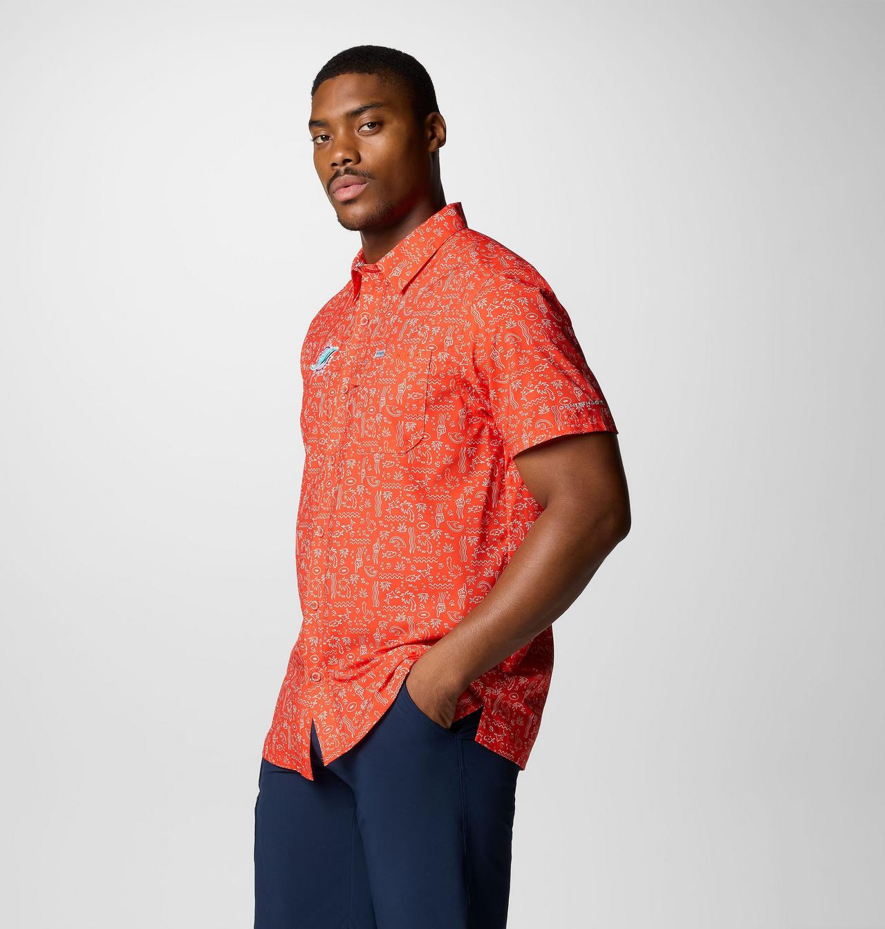 Men's PFG Super Slack Tide™ Short Sleeve Shirt - Miami Dolphins 4