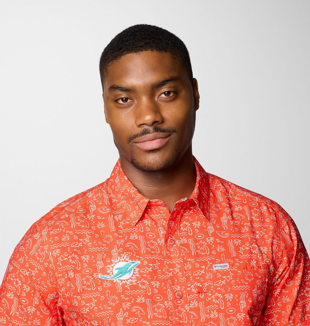 Men's PFG Super Slack Tide™ Short Sleeve Shirt - Miami Dolphins 5