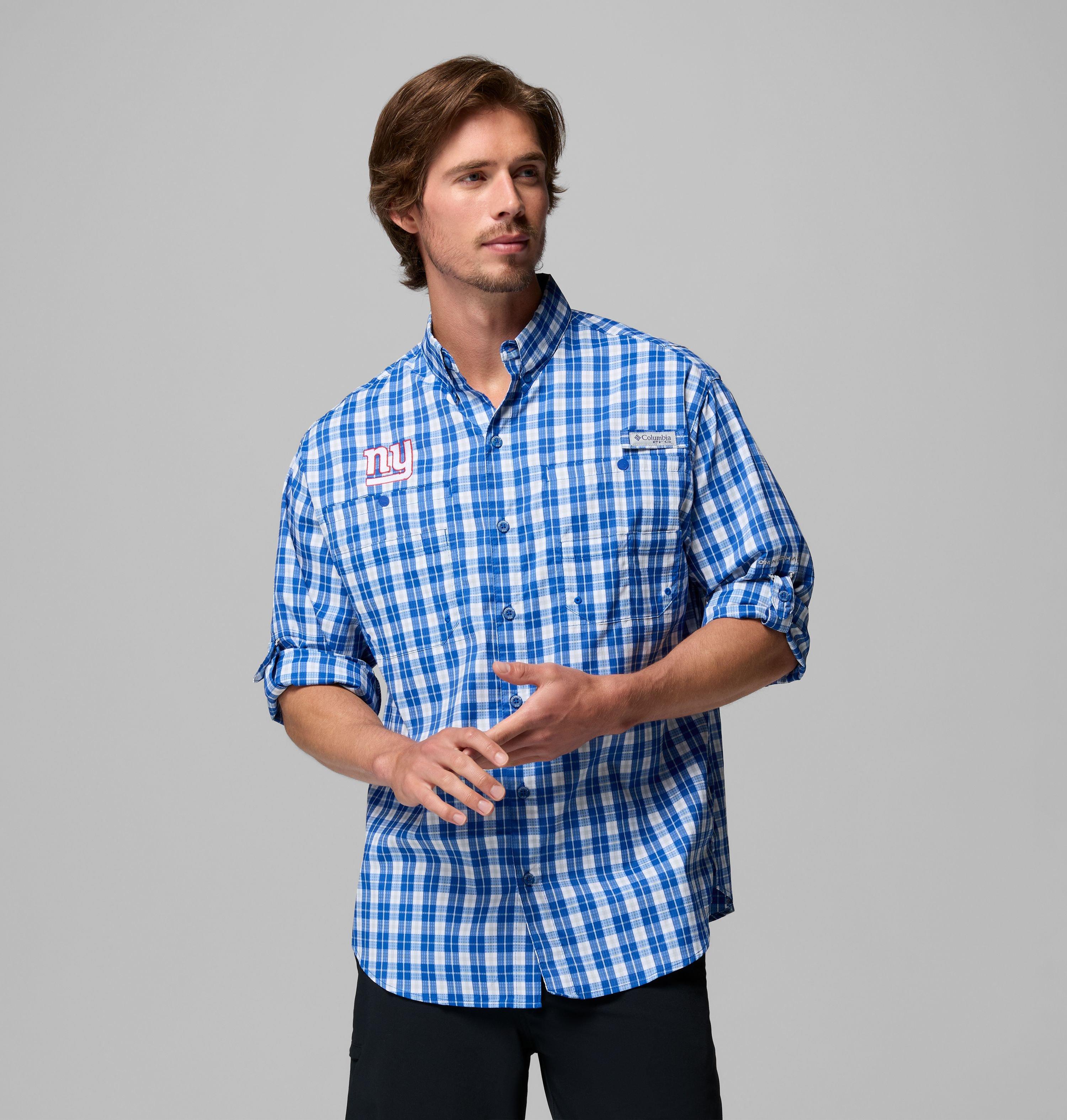 Men's PFG Super Tamiami Long Sleeve Shirt - New York Giants 5