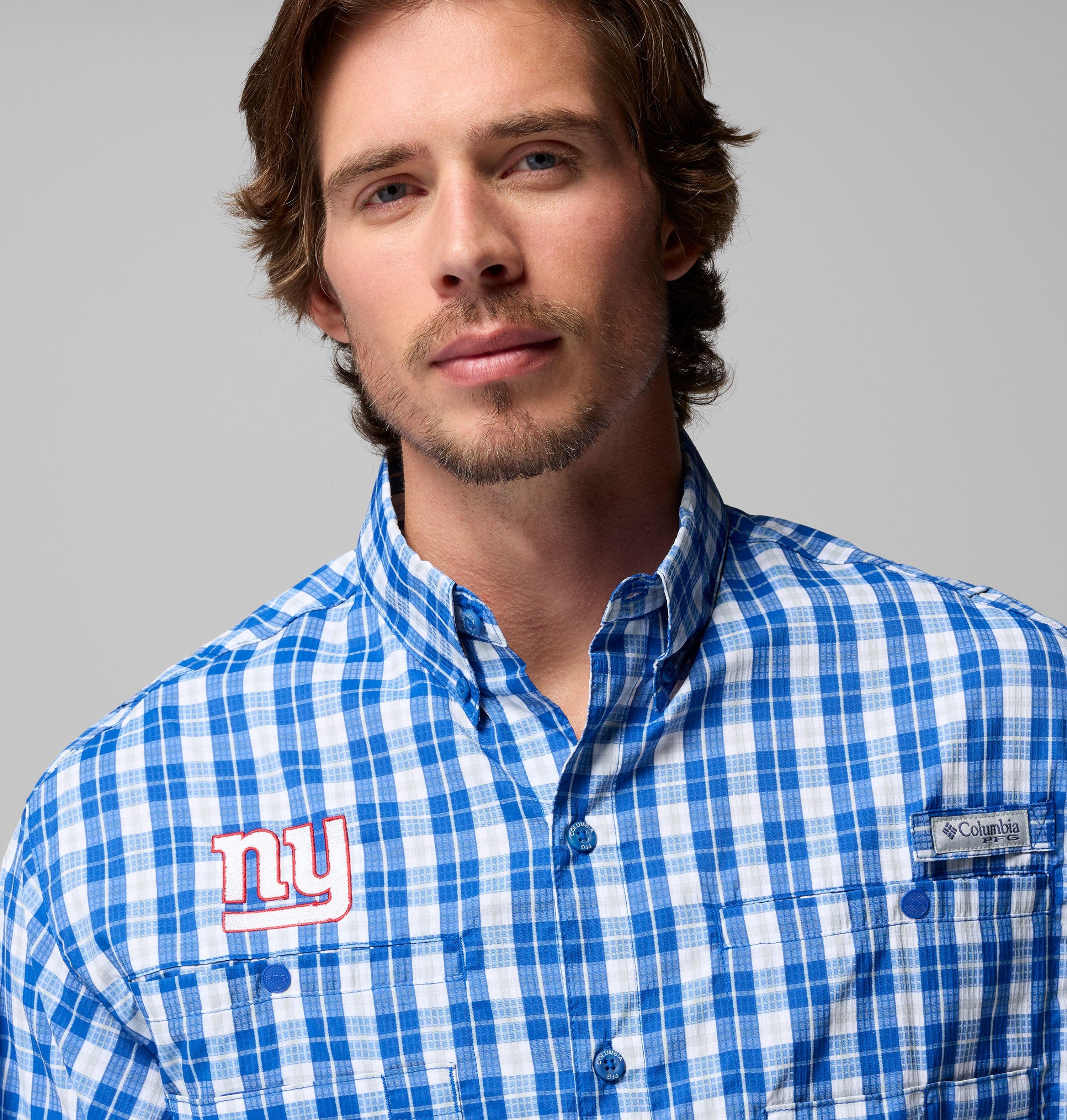 Men's PFG Super Tamiami Long Sleeve Shirt - New York Giants 7