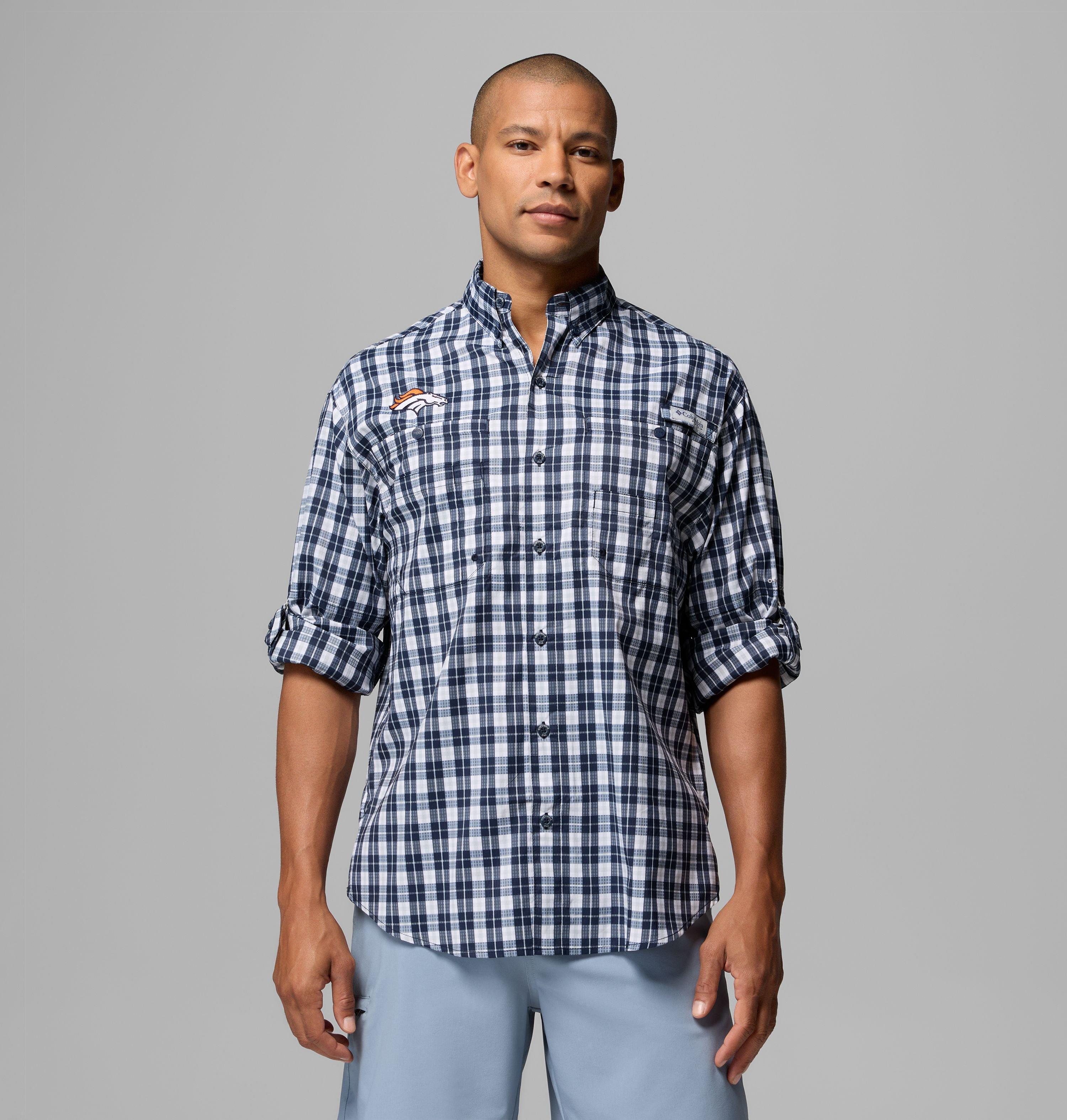 Men's PFG Super Tamiami Long Sleeve Shirt - Denver Broncos 5