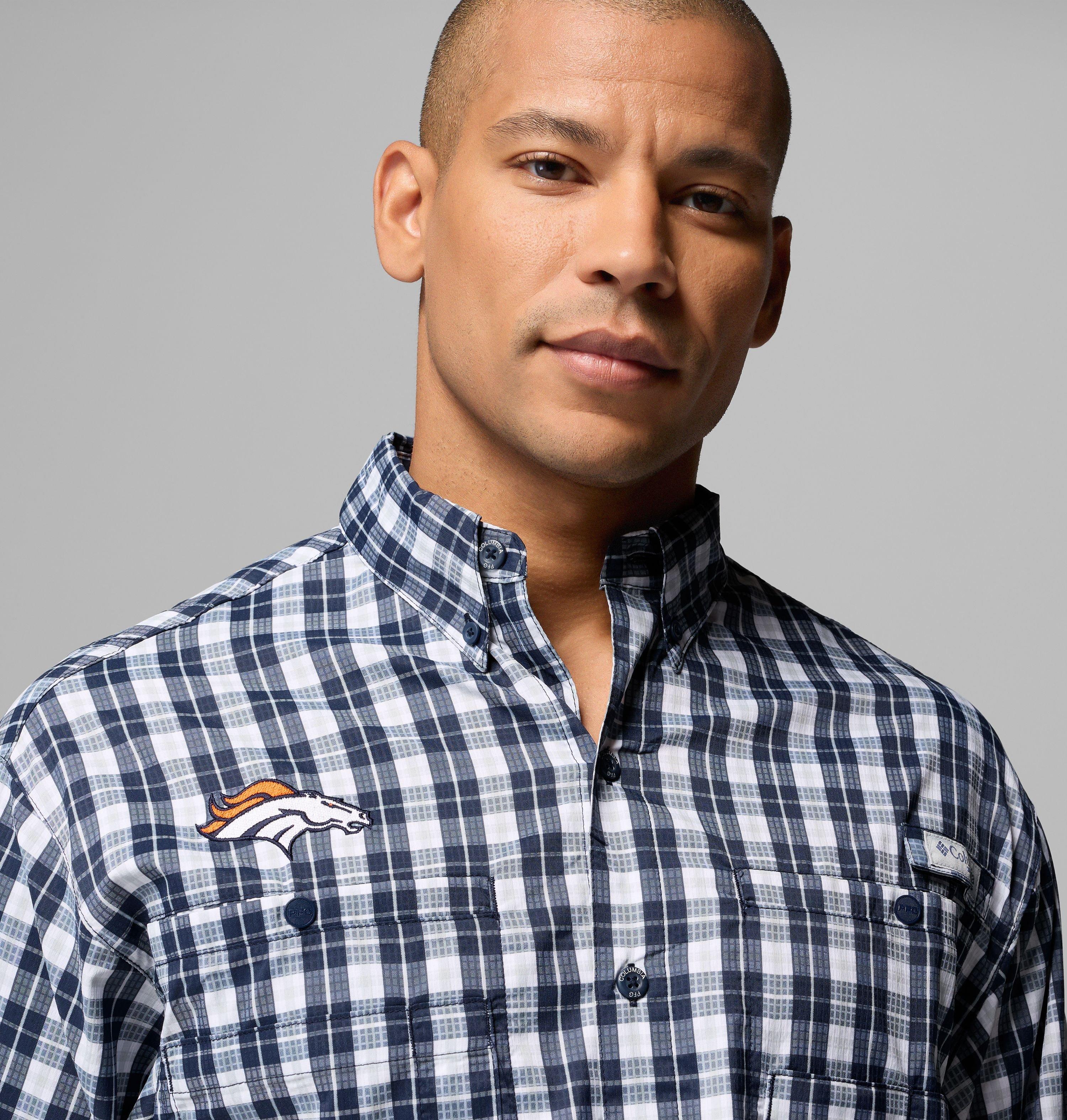Men's PFG Super Tamiami Long Sleeve Shirt - Denver Broncos 7