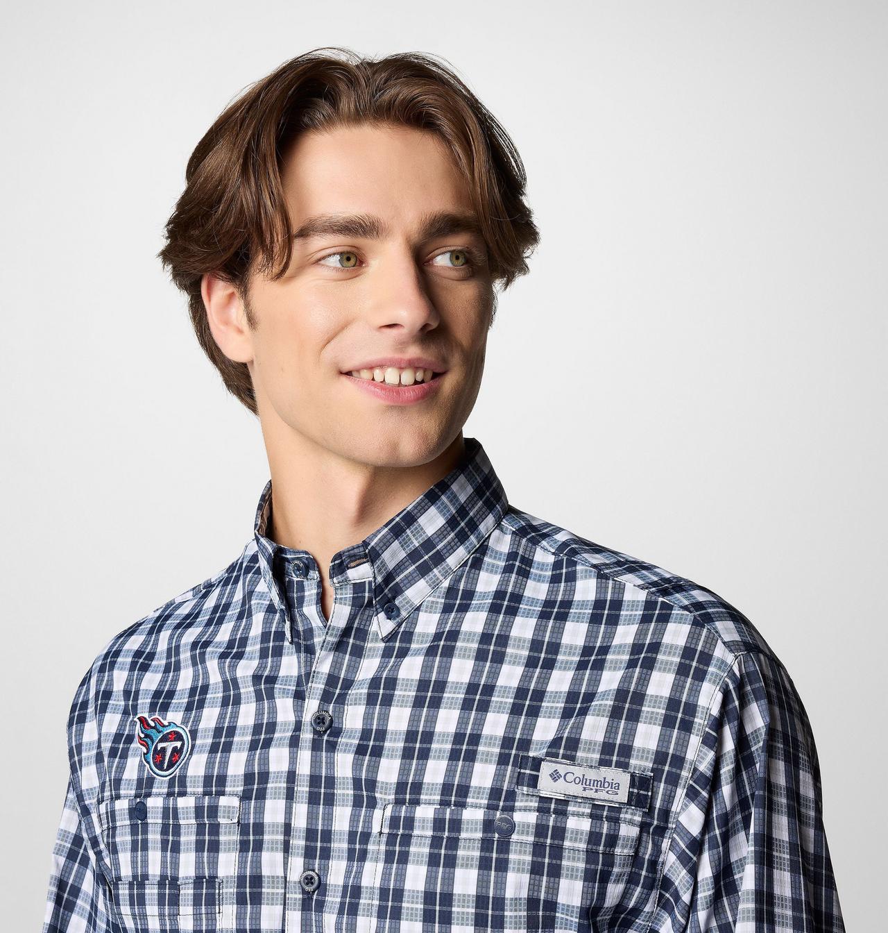Men's PFG Super Tamiami™ Long Sleeve Shirt - Tennessee Titans 5