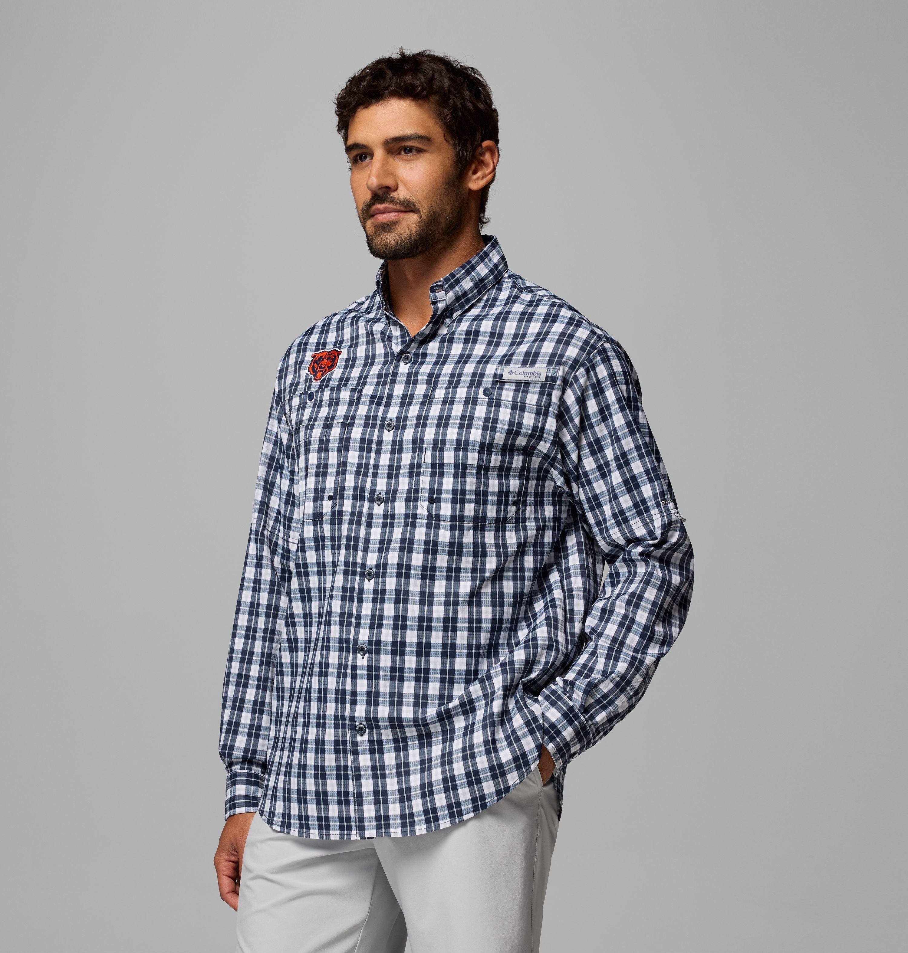 Men's PFG Super Tamiami Long Sleeve Shirt - Chicago Bears 4