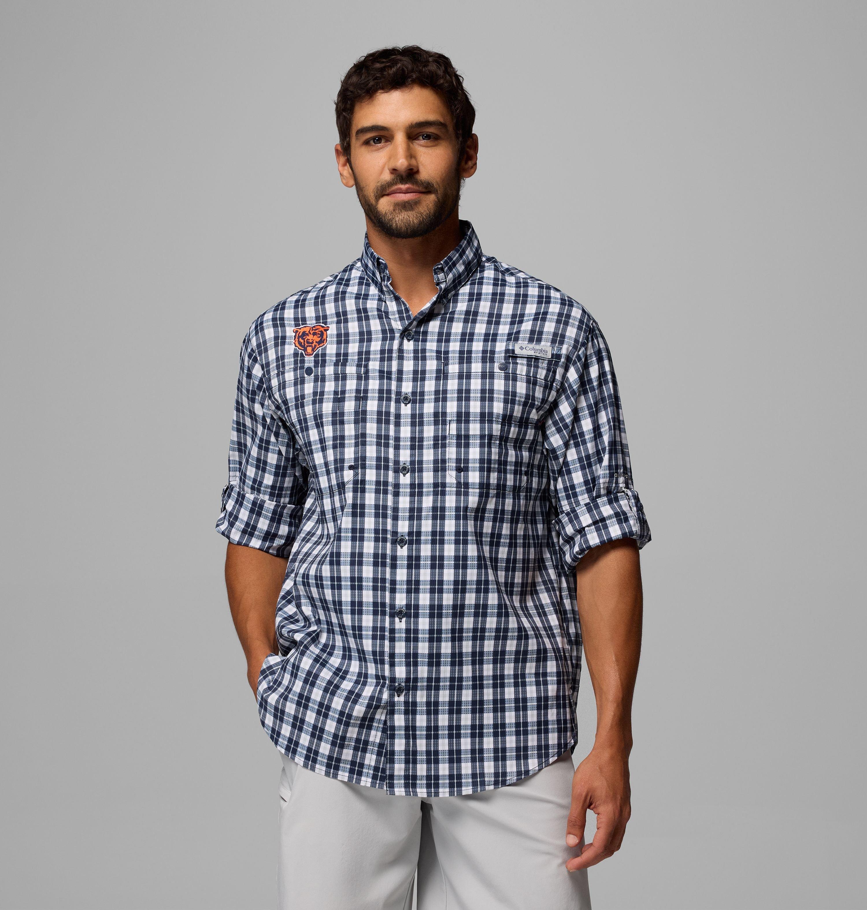 Men's PFG Super Tamiami Long Sleeve Shirt - Chicago Bears 5