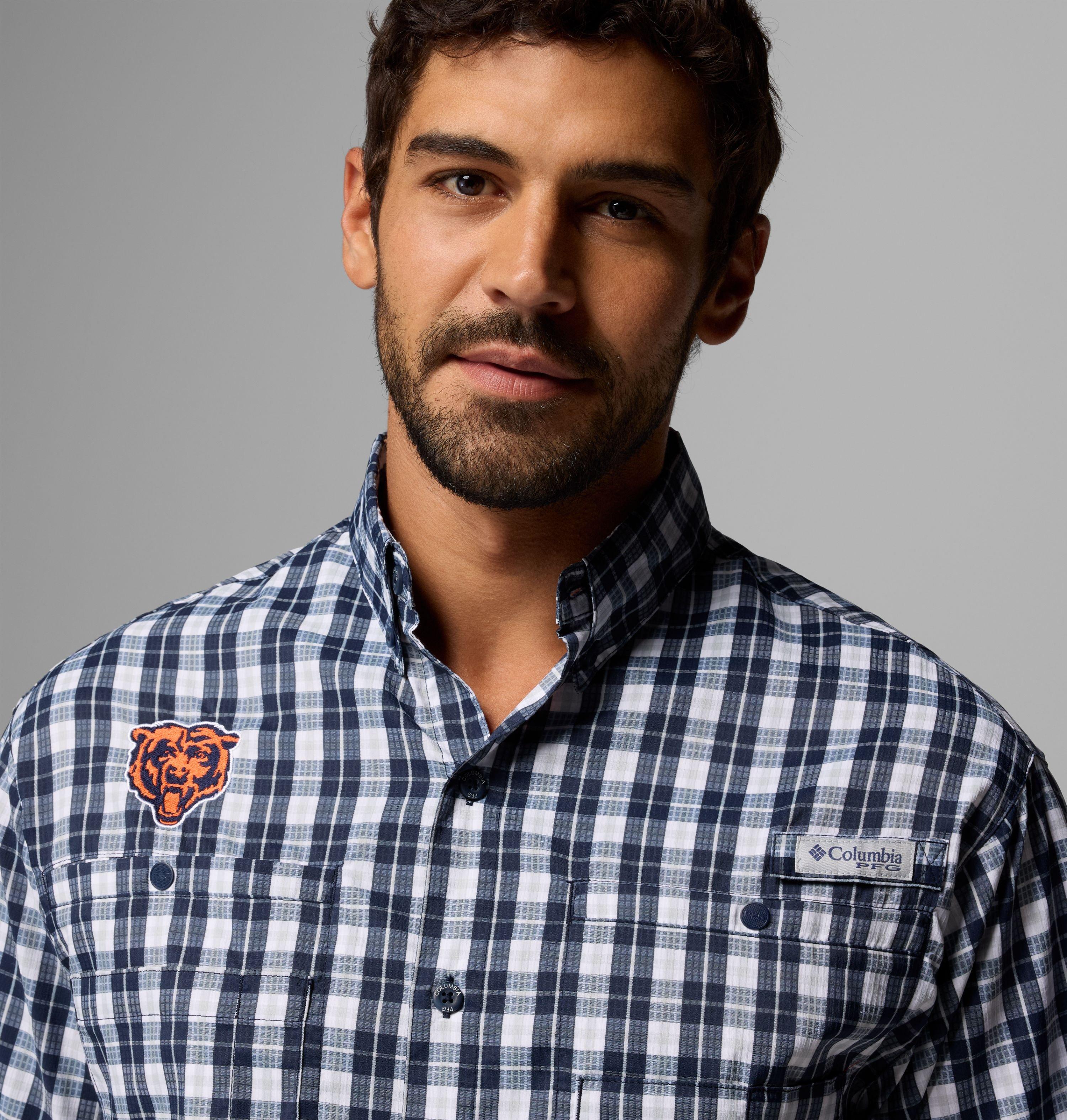 Men's PFG Super Tamiami Long Sleeve Shirt - Chicago Bears 7
