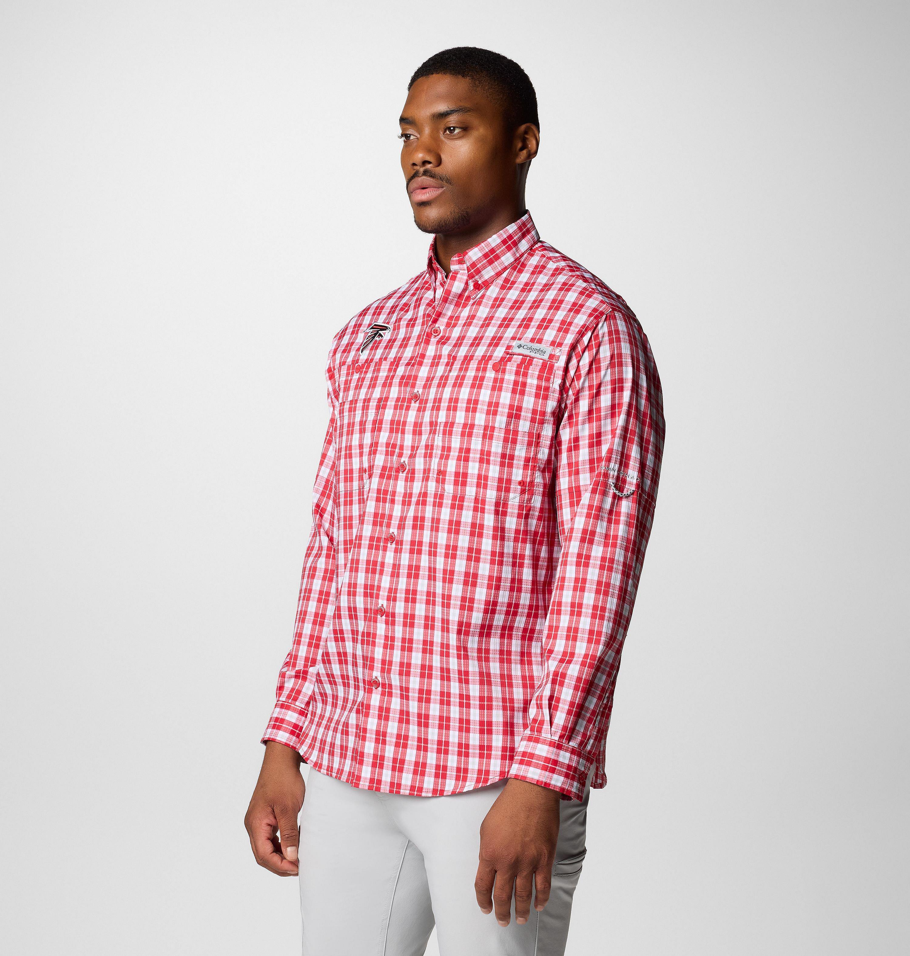 Men's PFG Super Tamiami Long Sleeve Shirt - Atlanta Falcons 4