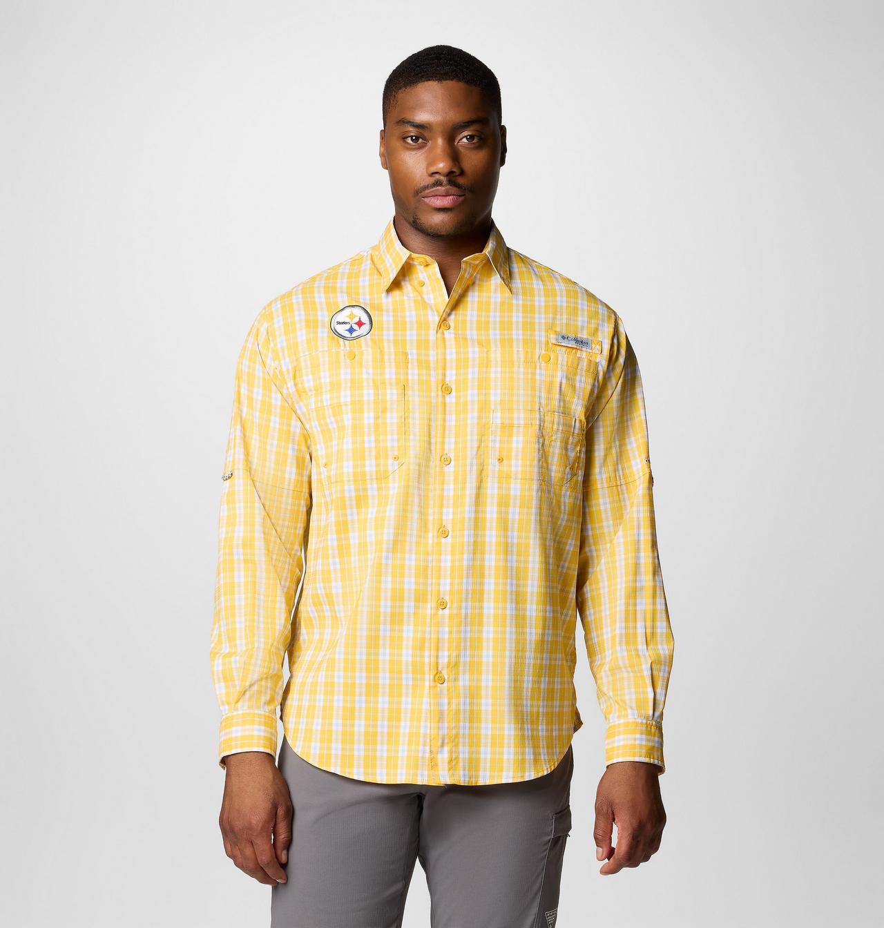 Men's PFG Super Tamiami™ Long Sleeve Shirt - Pittsburgh Steelers 1