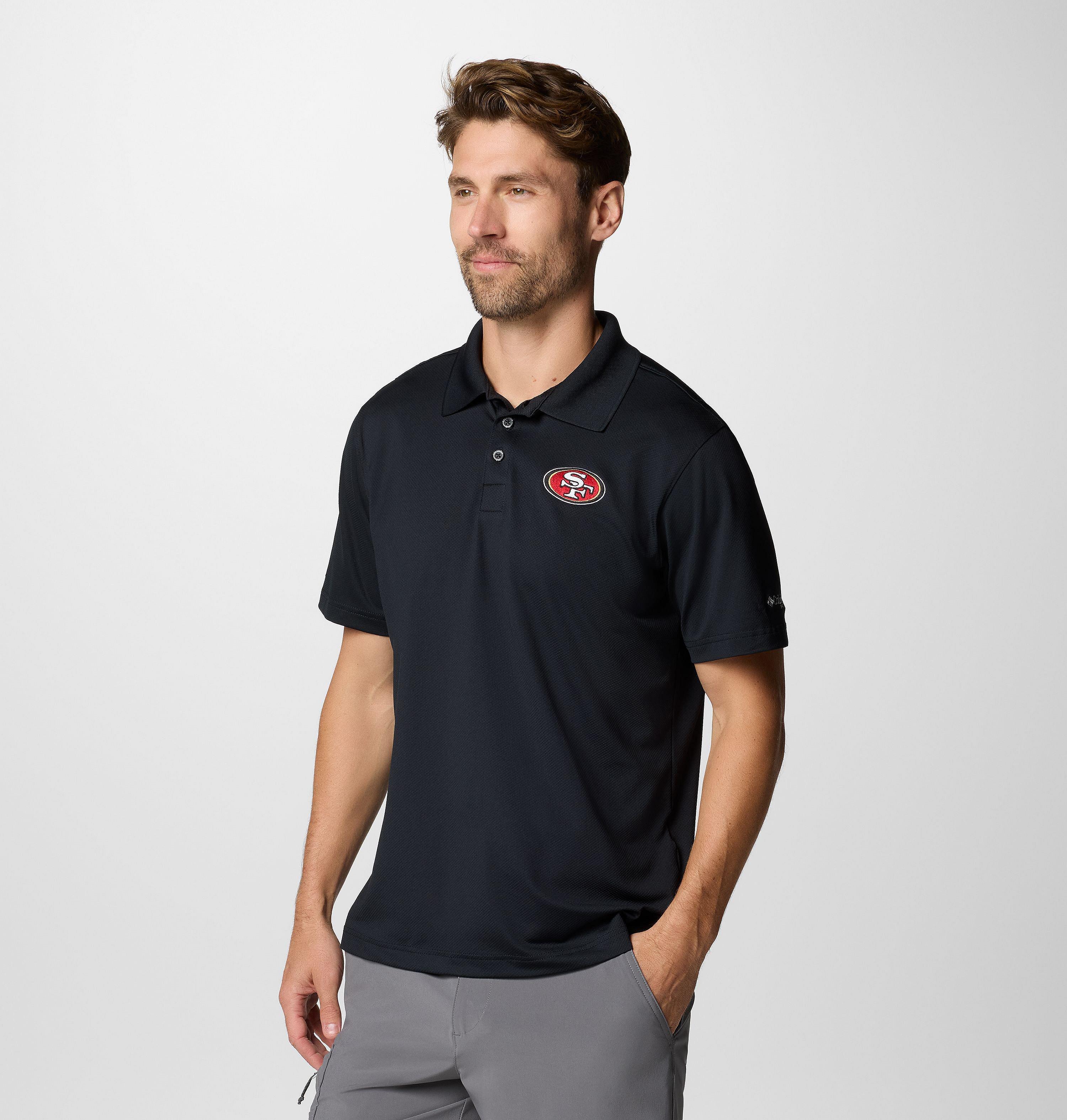 Men's PFG Low Drag Offshore Polo - San Francisco 49ers 4