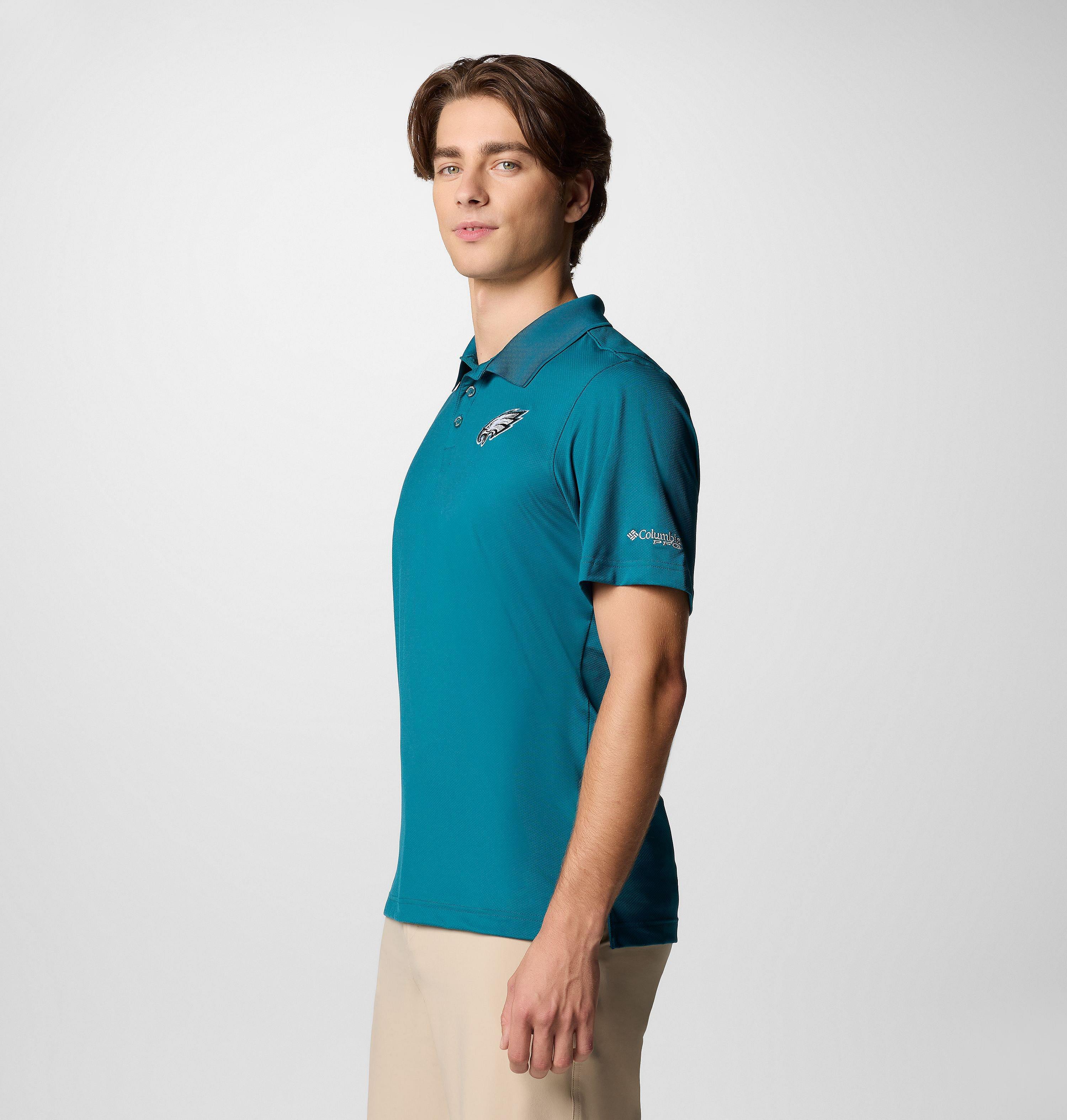 Men's PFG Low Drag Offshore Polo - Philadelphia Eagles 4