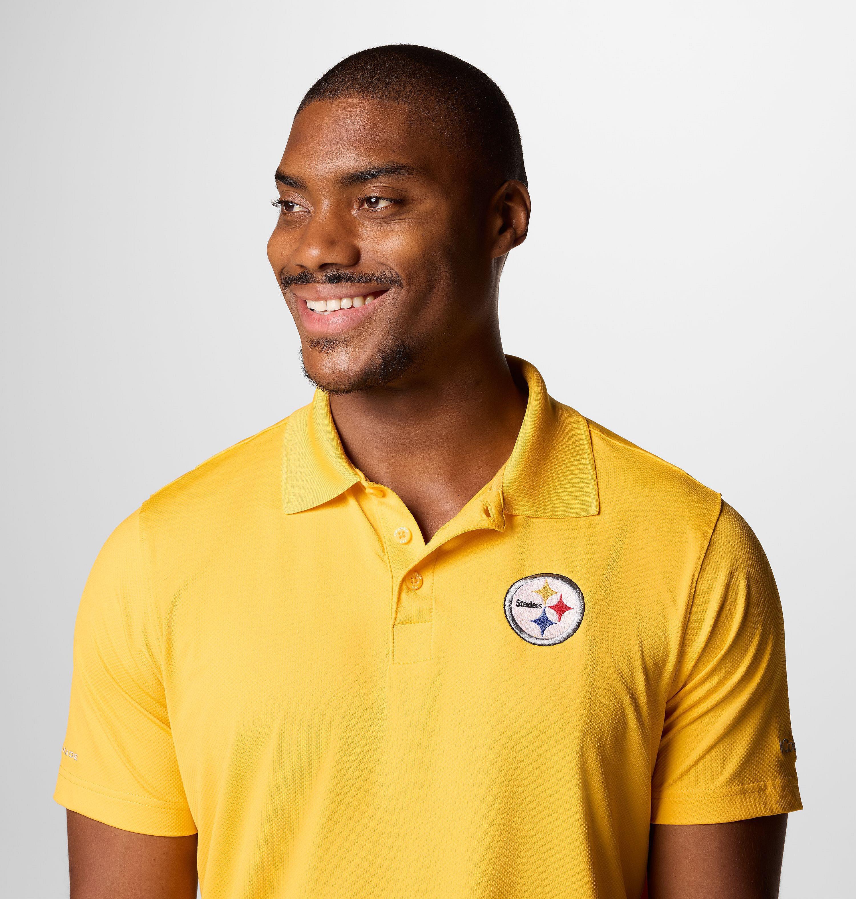 Men's PFG Low Drag Offshore Polo - Pittsburgh Steelers 5
