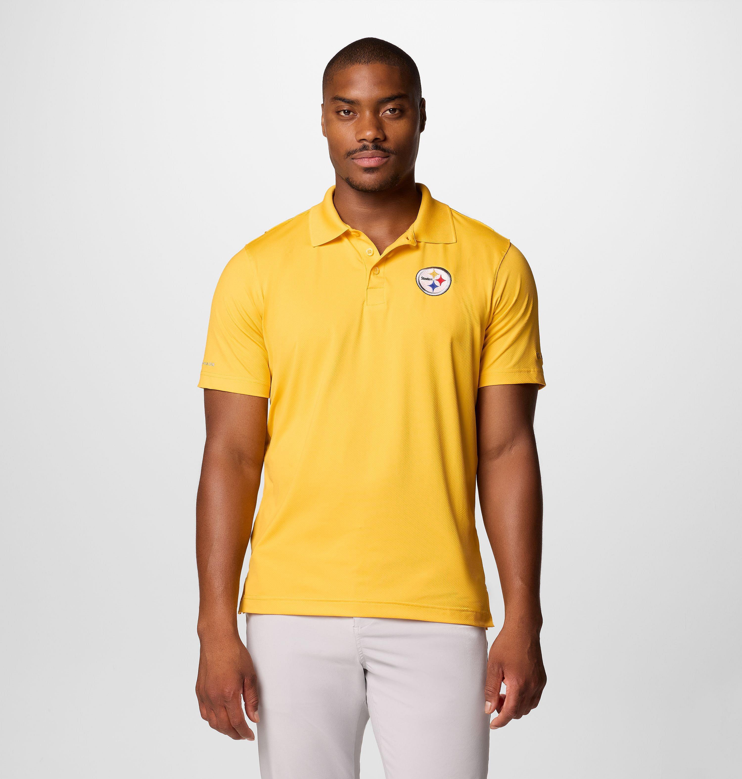 Columbia Men's PFG Low Drag Offshore  Polo - Pittsburgh Steelers-