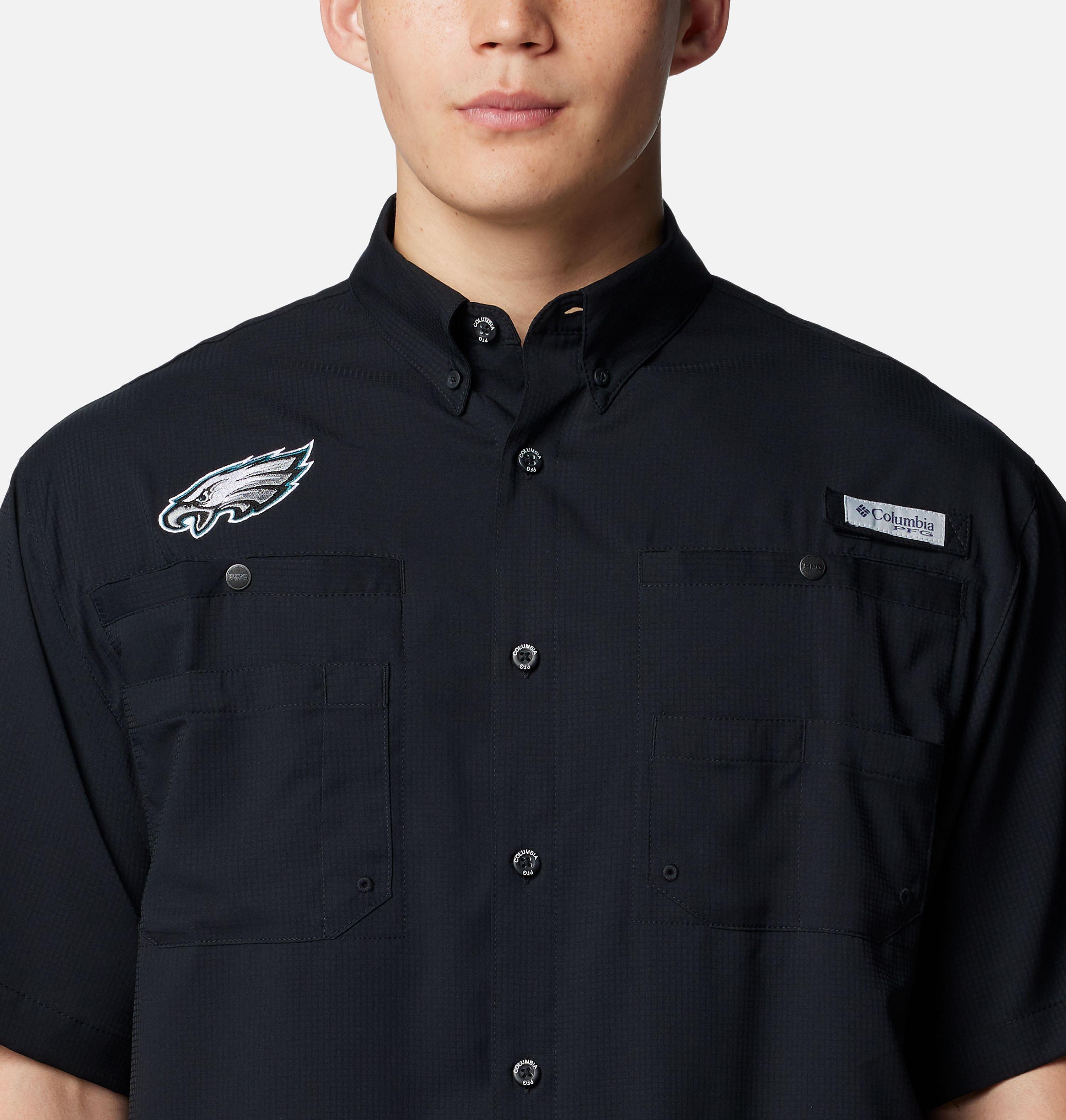 Men's PFG Tamiami Short Sleeve Shirt - Philadelphia Eagles 4