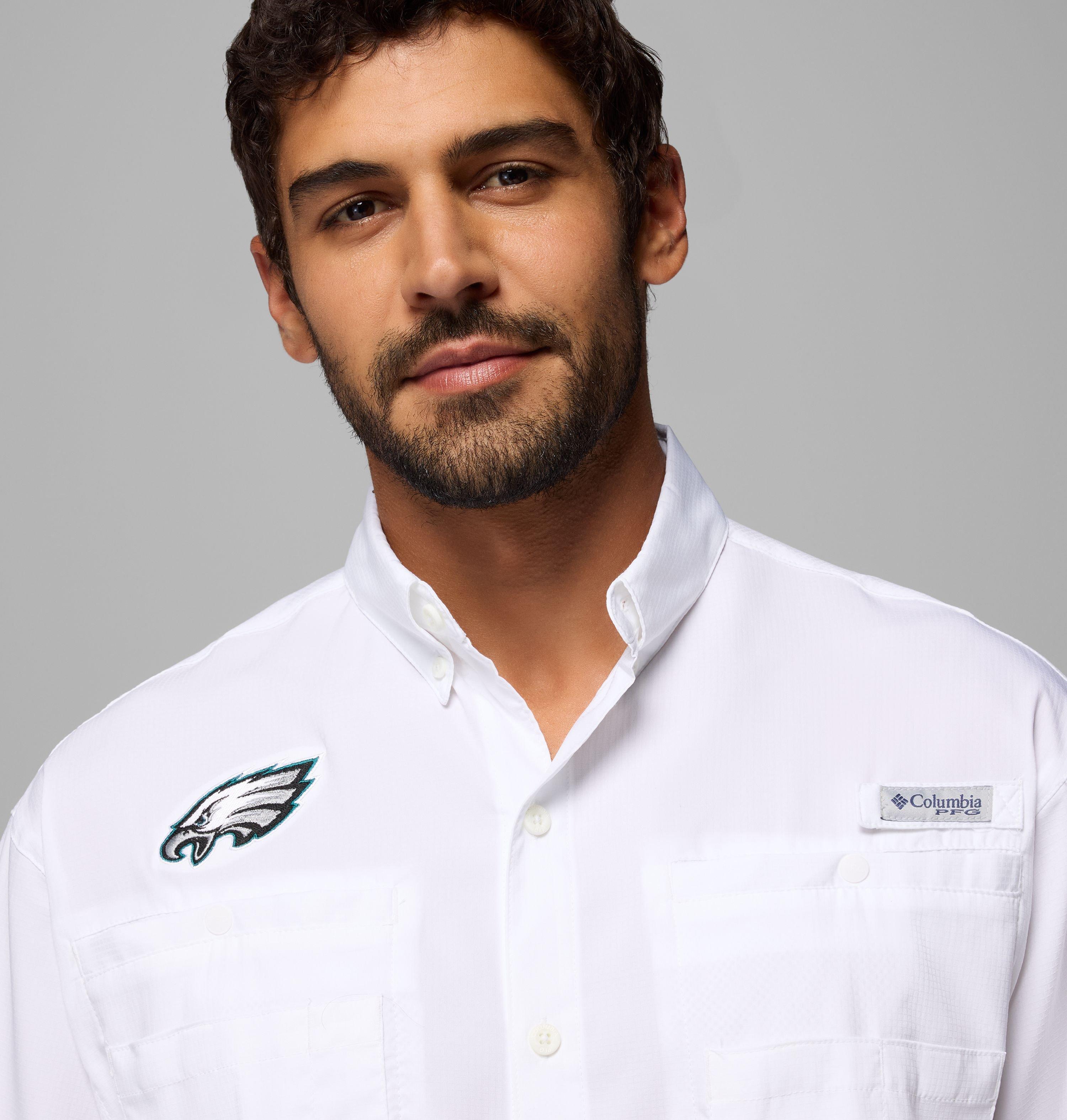 Men's PFG Tamiami Short Sleeve Shirt - Philadelphia Eagles 5