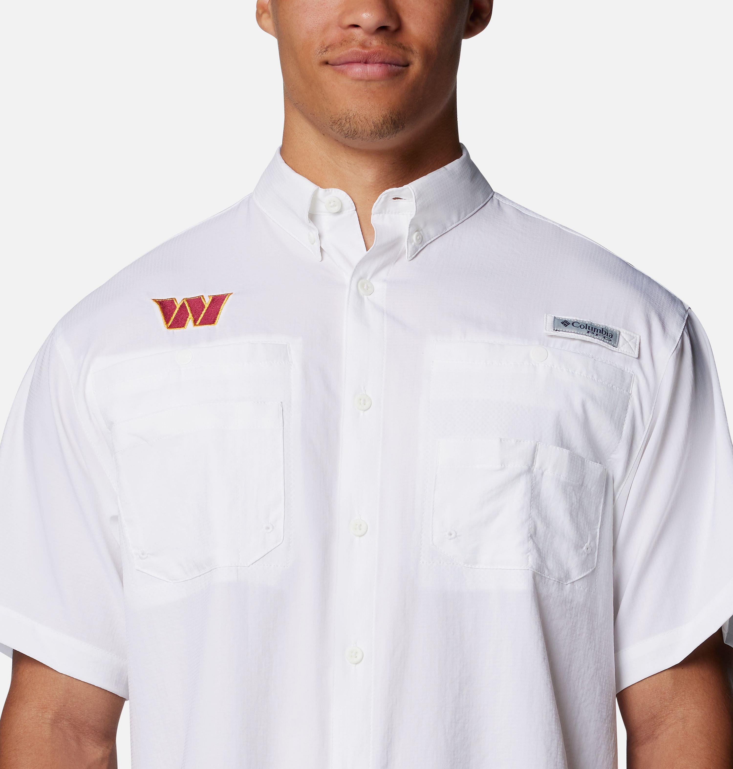 Men's PFG Tamiami Short Sleeve Shirt - Washington Commanders 4