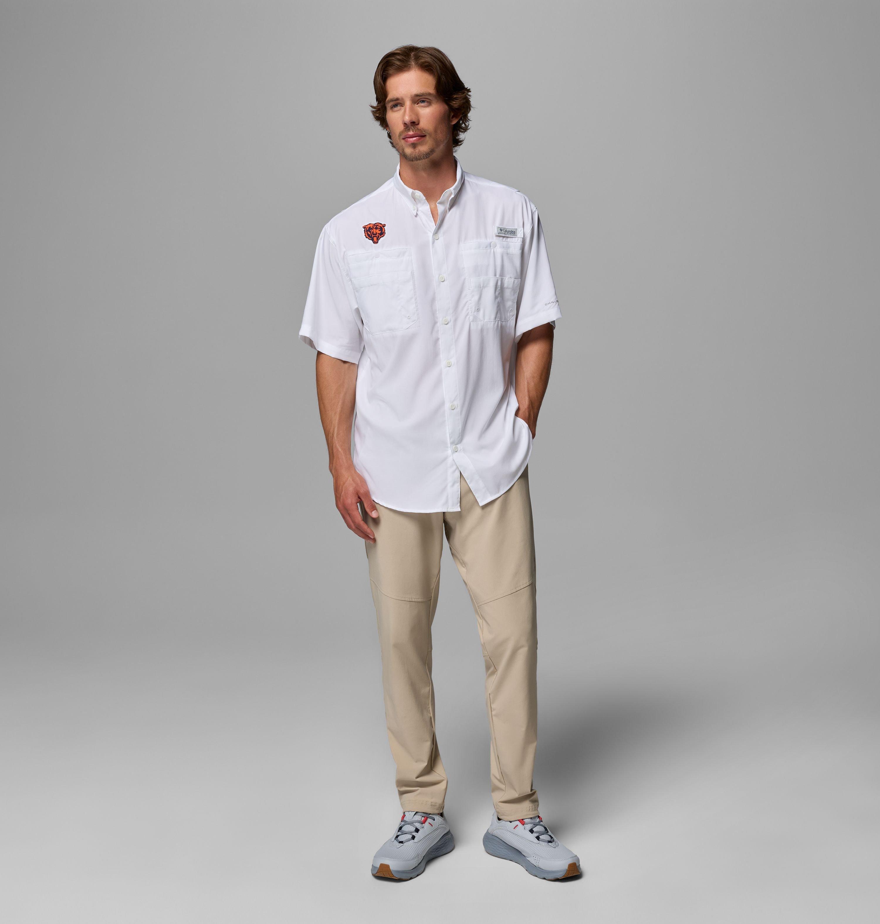Men's PFG Tamiami Short Sleeve Shirt - Chicago Bears 7