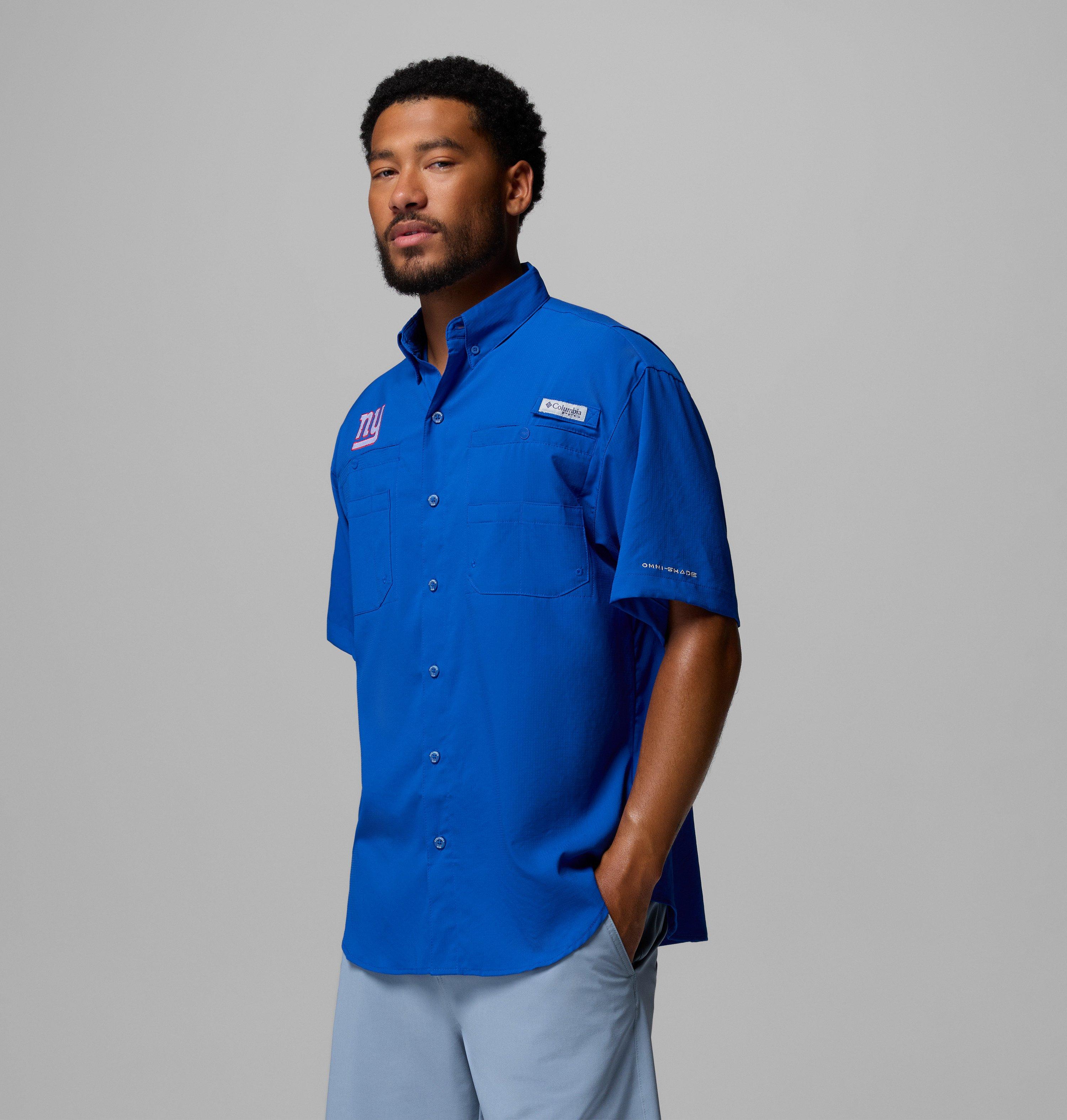 Men's PFG Tamiami Short Sleeve Shirt - New York Giants 4