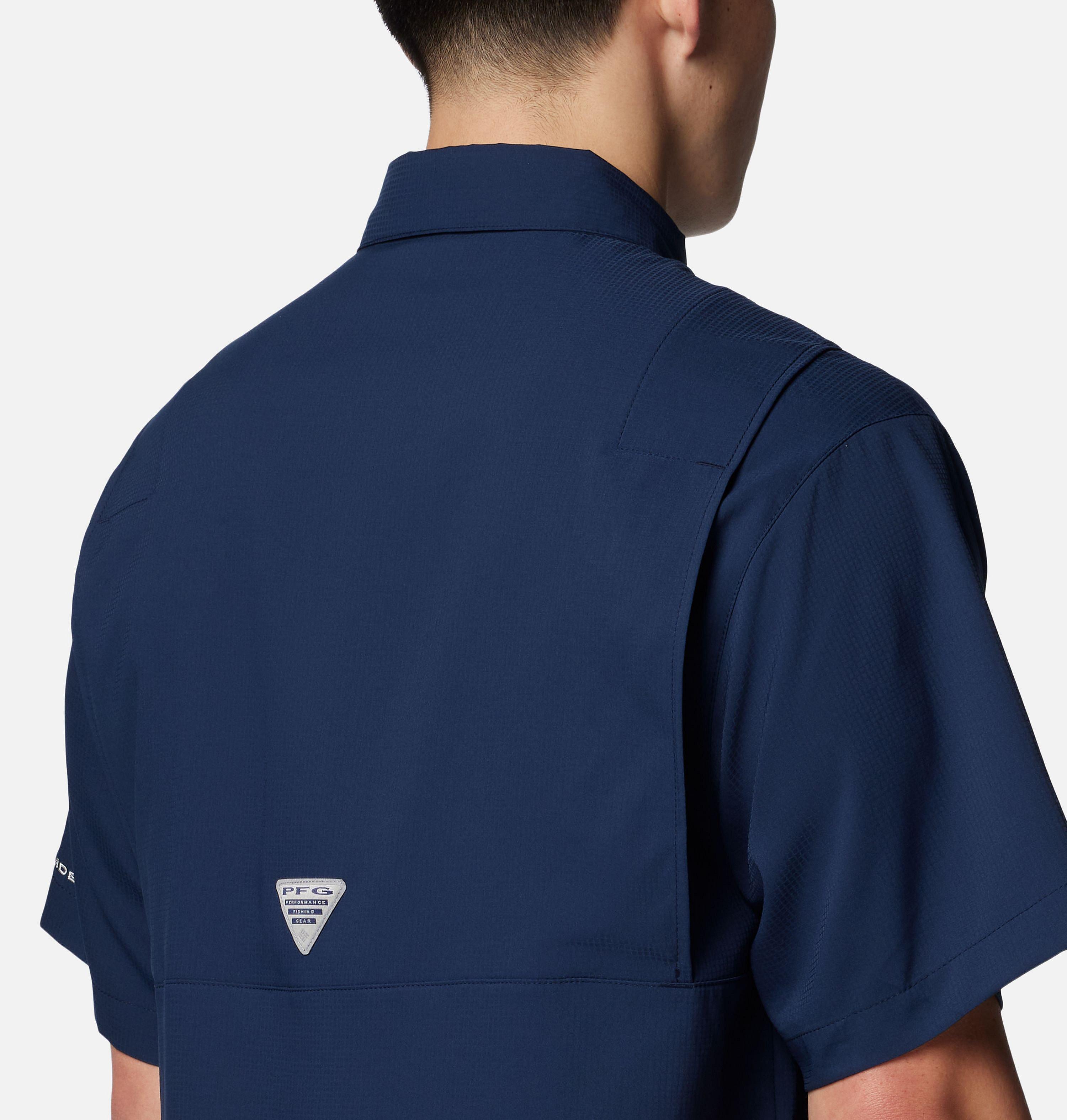 Men's PFG Tamiami Short Sleeve Shirt - New England Patriots 5