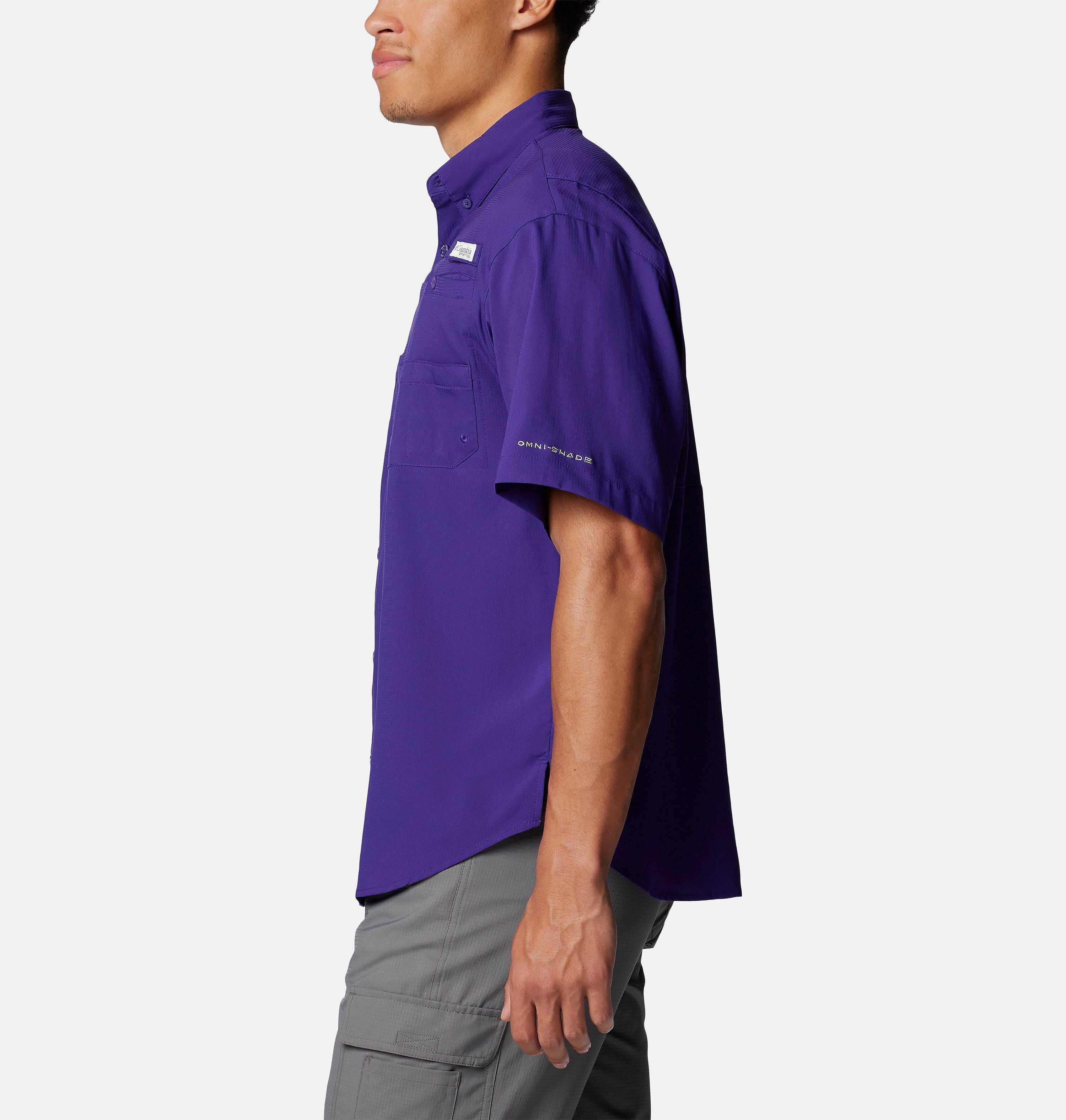 Men's PFG Tamiami Short Sleeve Shirt - Baltimore Ravens 3