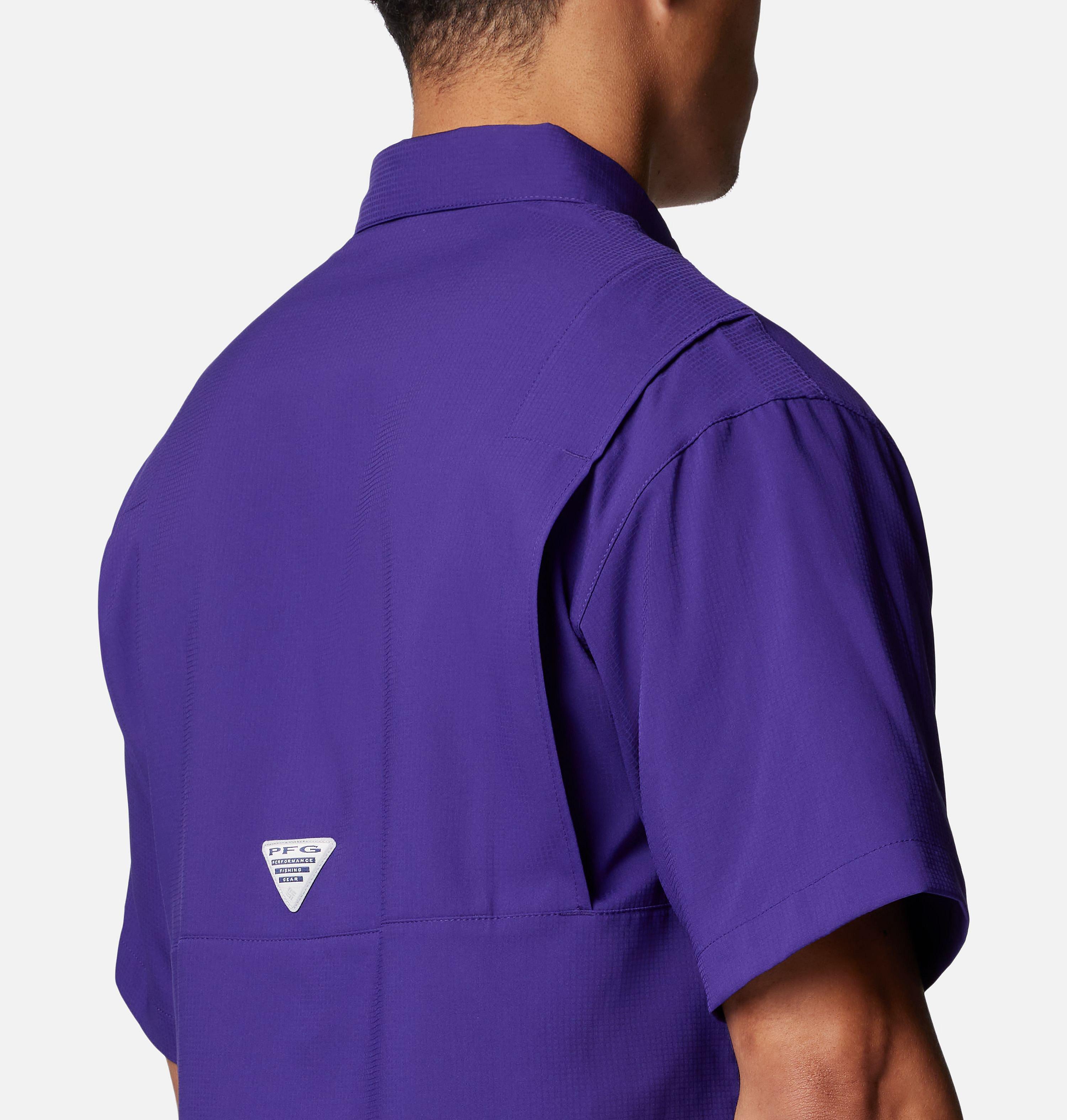 Men's PFG Tamiami Short Sleeve Shirt - Baltimore Ravens 5