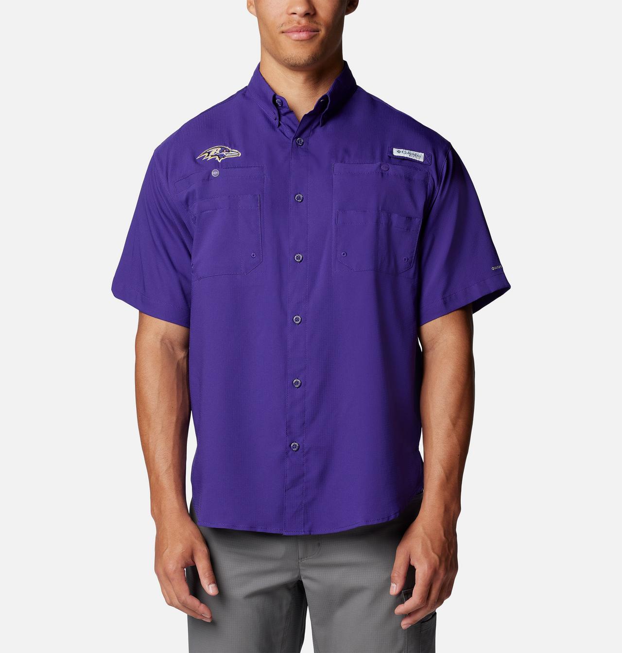 Men's PFG Tamiami™ Short Sleeve Shirt - Baltimore Ravens 1