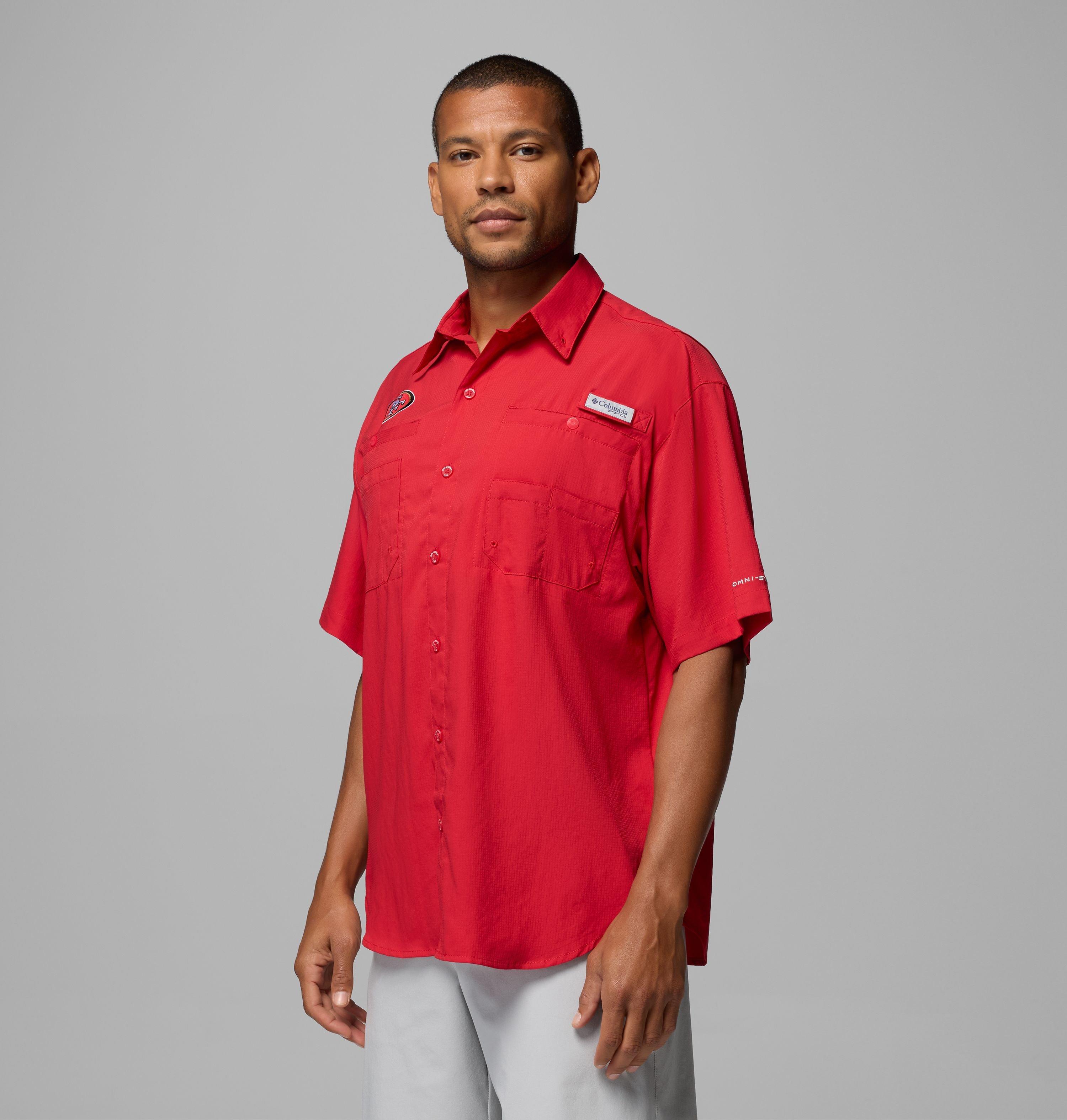 Men's PFG Tamiami Short Sleeve Shirt - San Francisco 49ers 4
