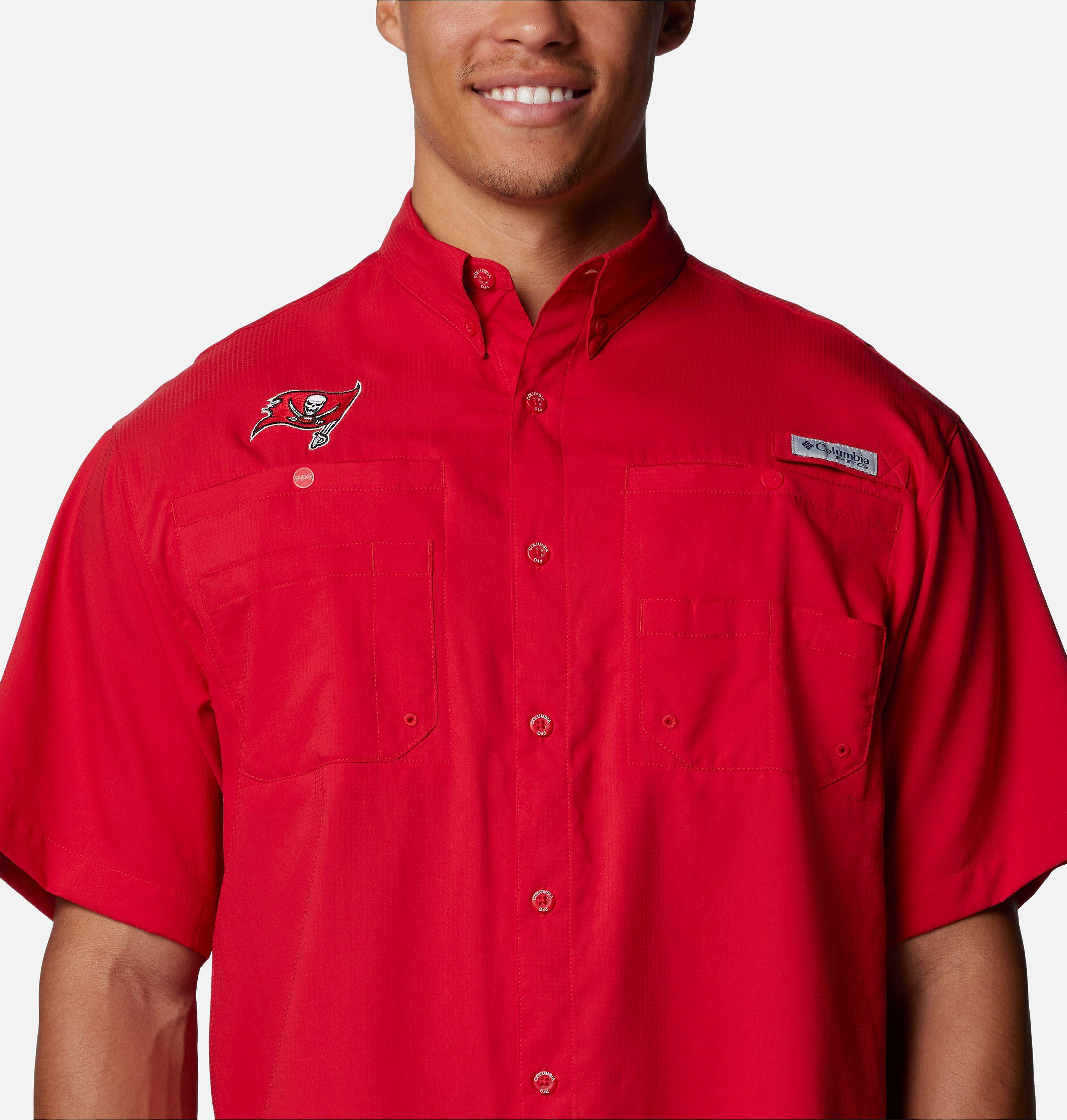 Men's PFG Tamiami Short Sleeve Shirt - Tampa Bay Buccaneers 4
