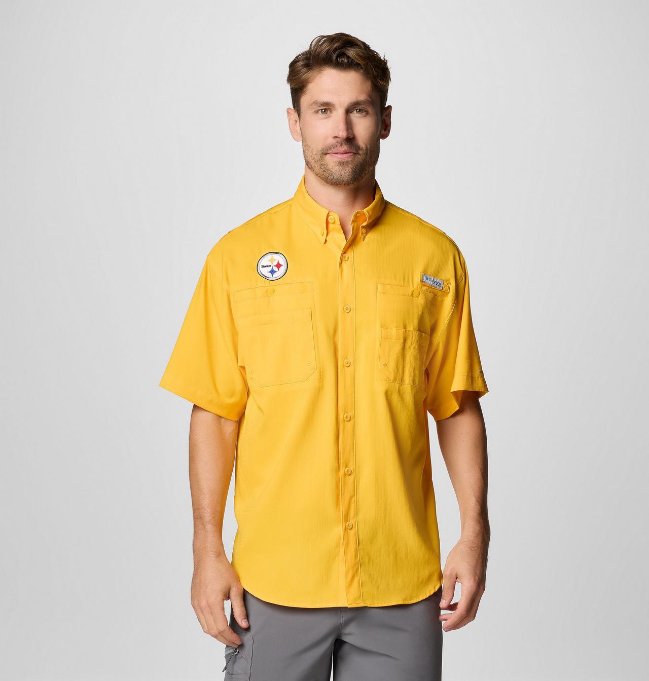 Men's PFG Tamiami™ Short Sleeve Shirt - Pittsburgh Steelers 1
