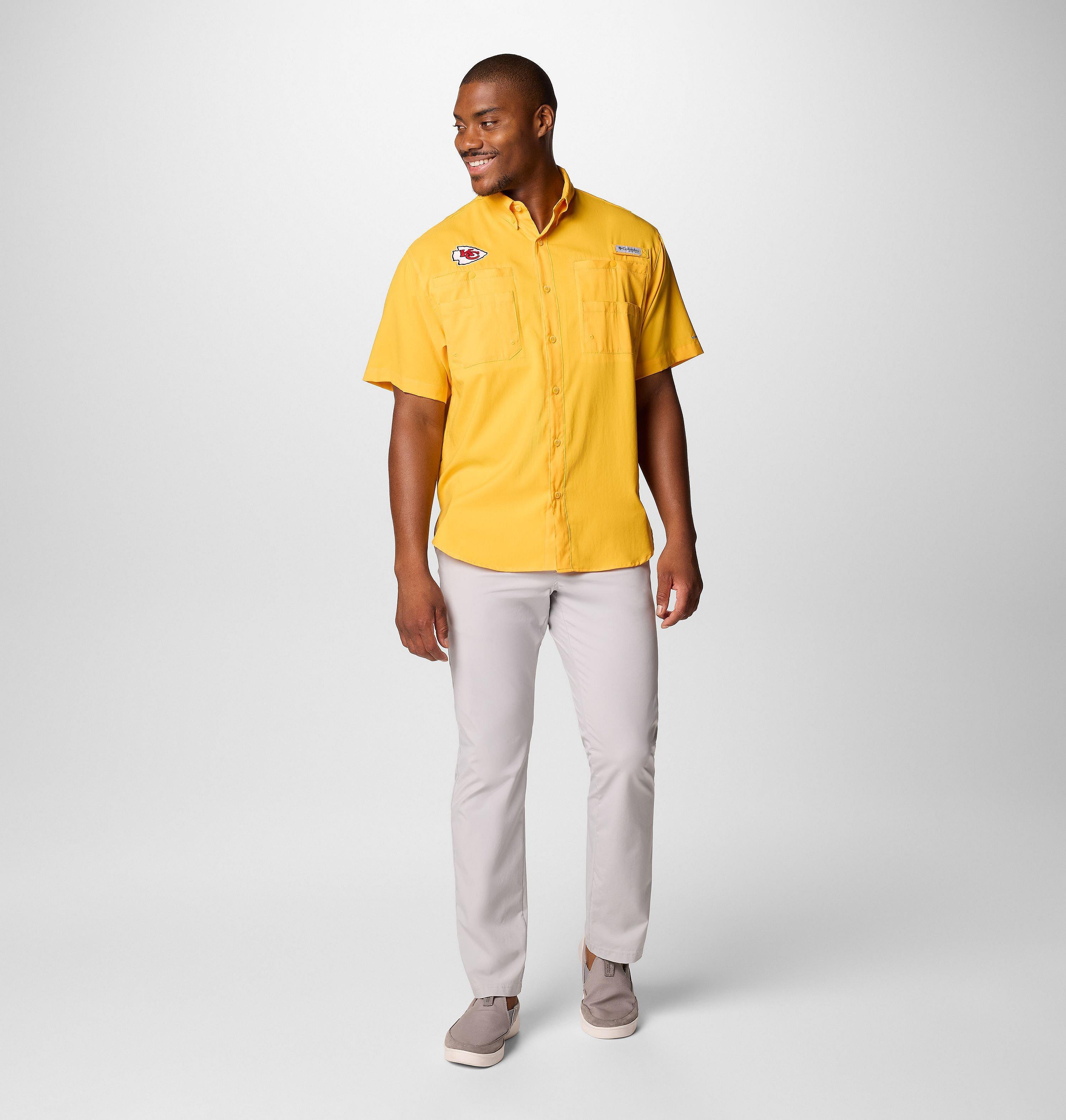 Men's PFG Tamiami Short Sleeve Shirt - Kansas City Chiefs 3