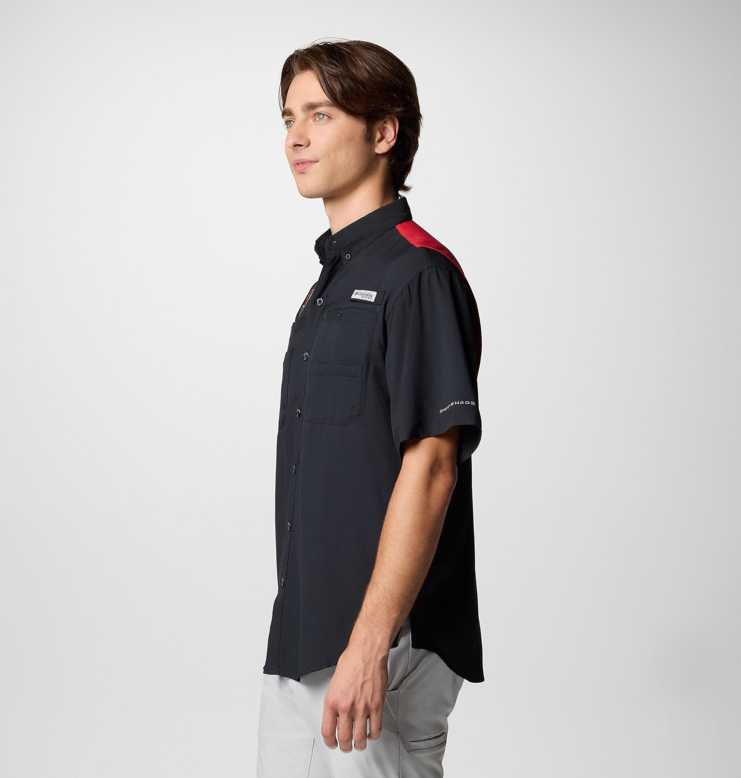 Men's PFG Tamiami Colorblocked Short Sleeve Shirt - Tampa Bay Buccaneers 4