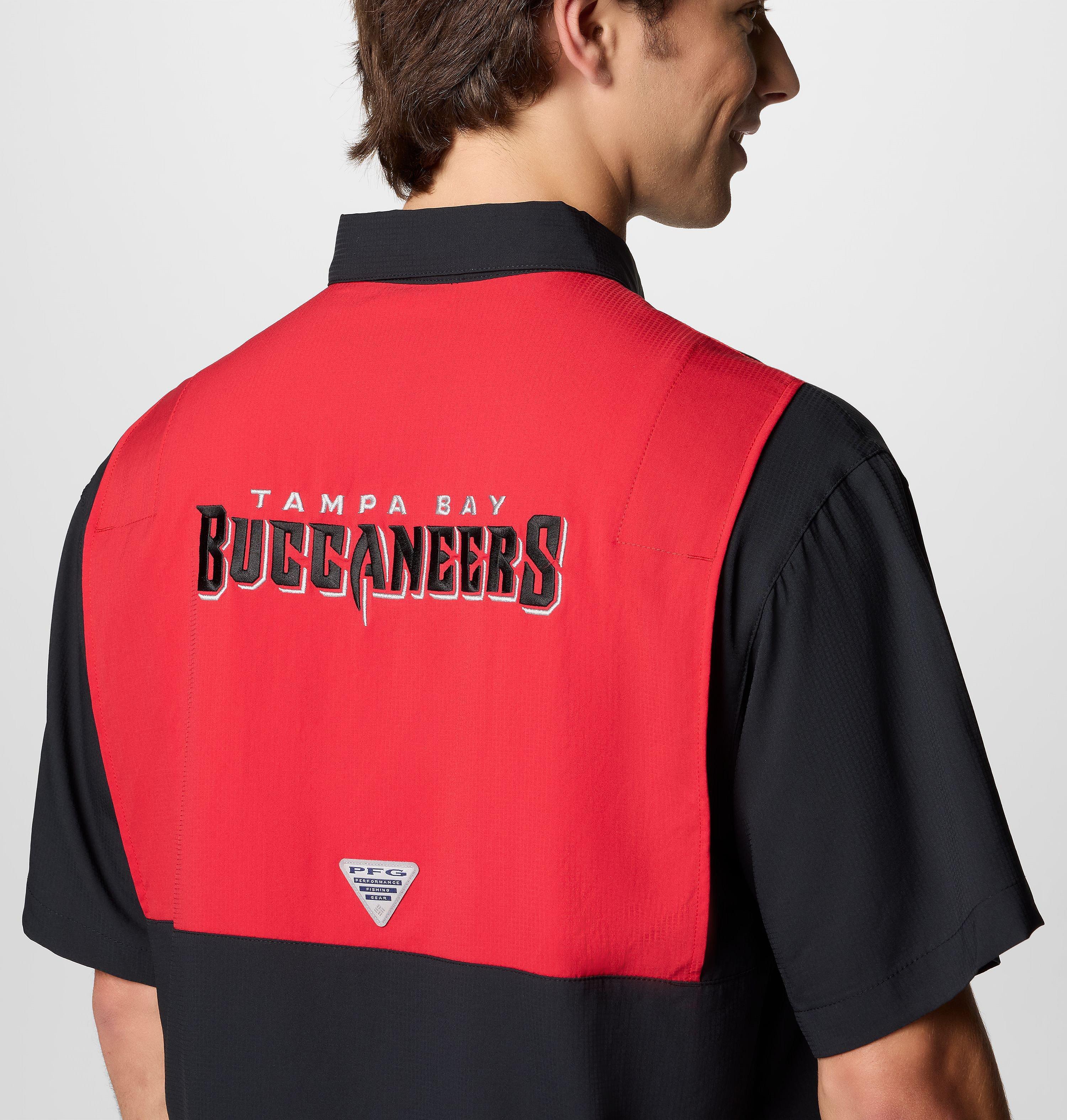 Men's PFG Tamiami Colorblocked Short Sleeve Shirt - Tampa Bay Buccaneers 6