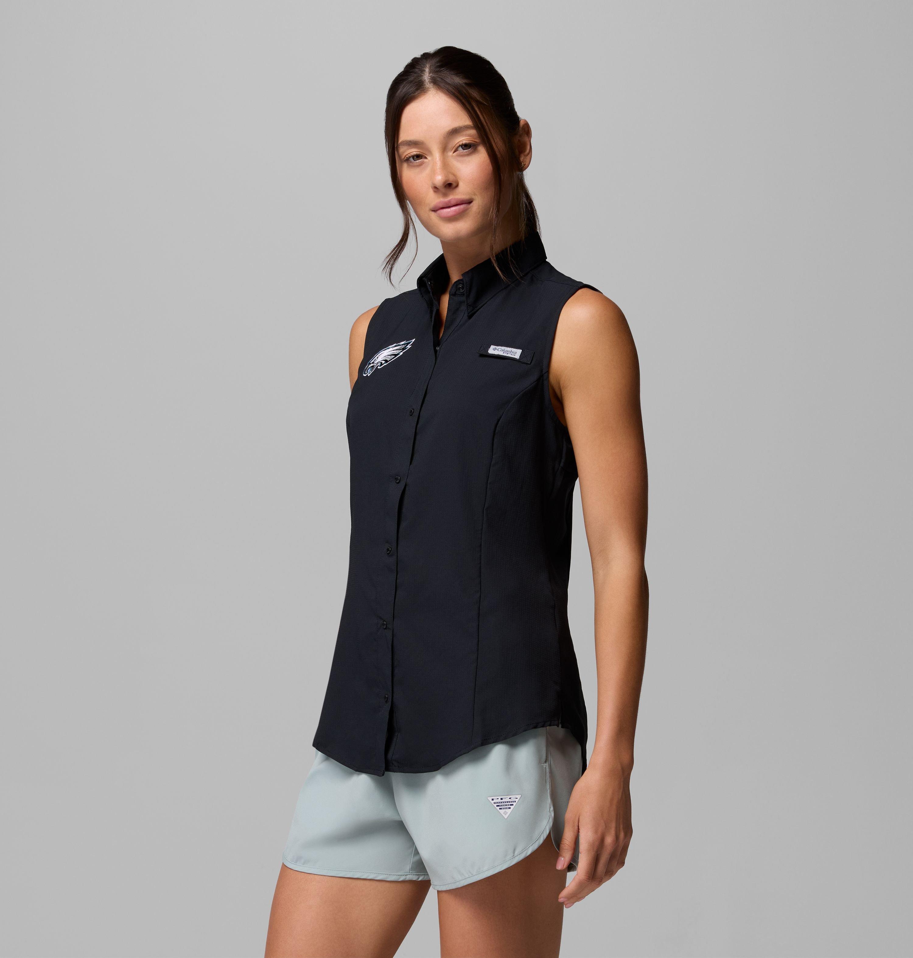 Women's PFG Tamiami Sleeveless Shirt - Philadelphia Eagles 4