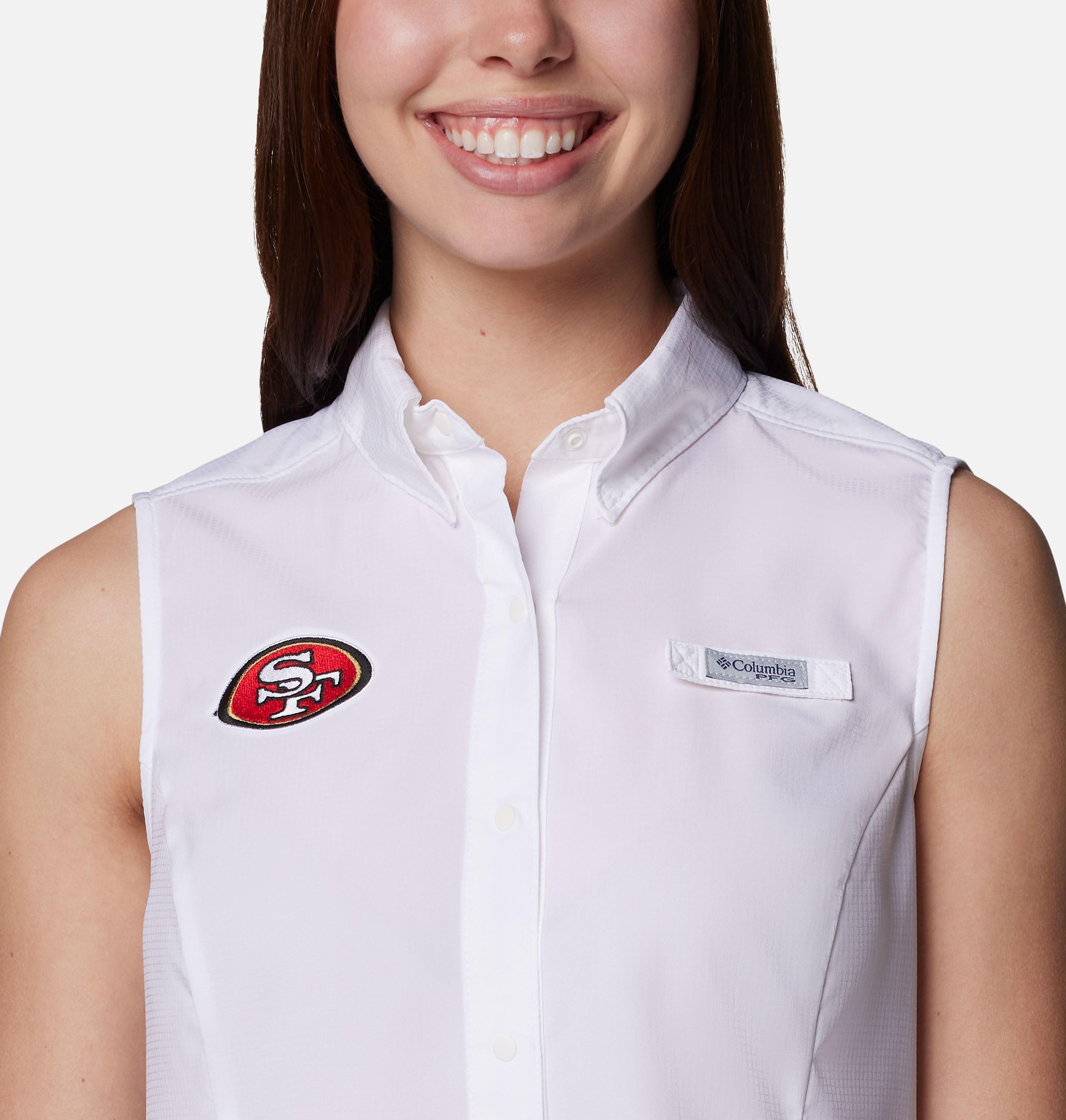 Women's PFG Tamiami Sleeveless Shirt - San Franscisco 49ers 4