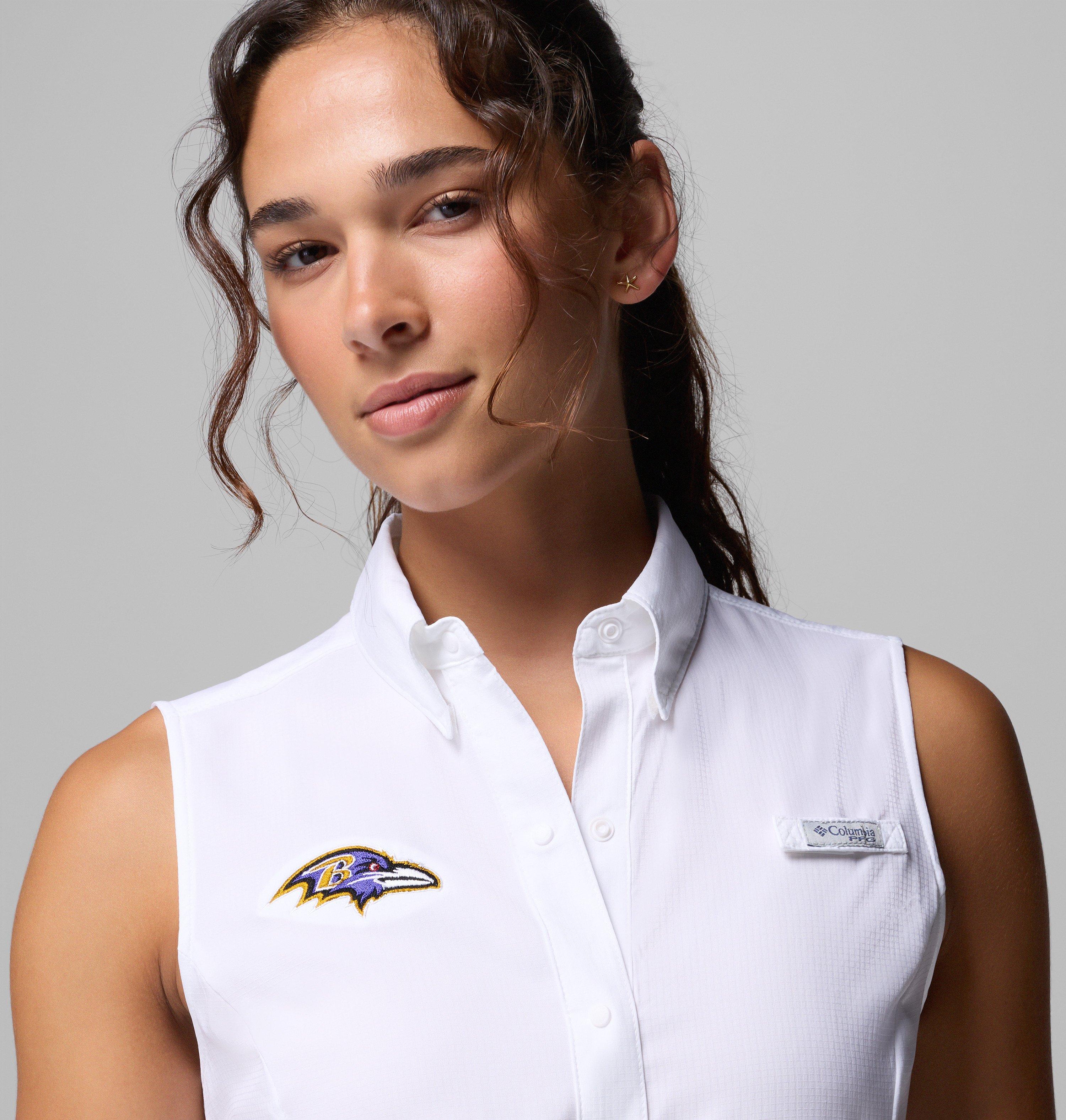 Women's PFG Tamiami Sleeveless Shirt - Baltimore Ravens 5