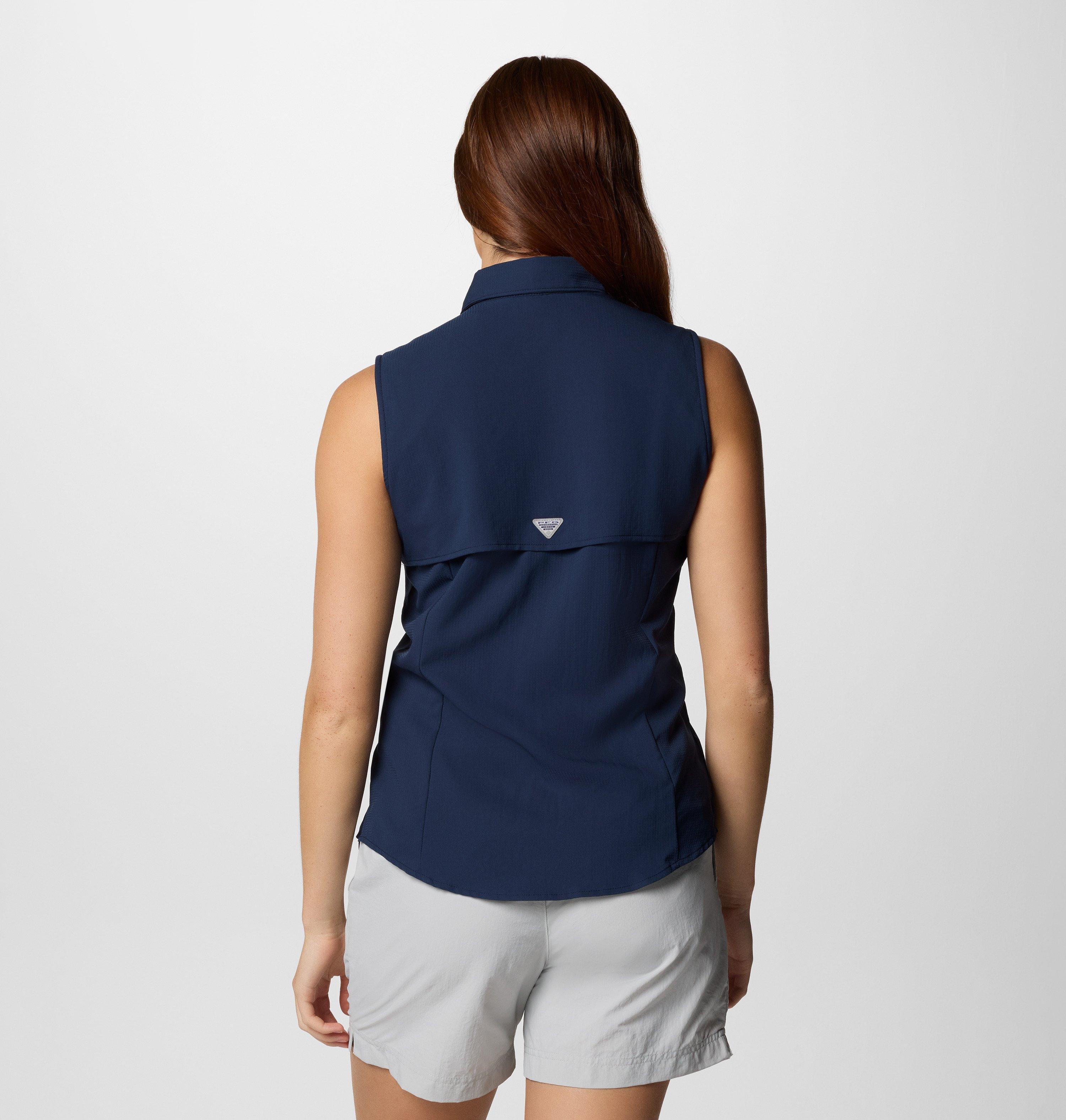 Women's PFG Tamiami Sleeveless Shirt - New England Patriots 3