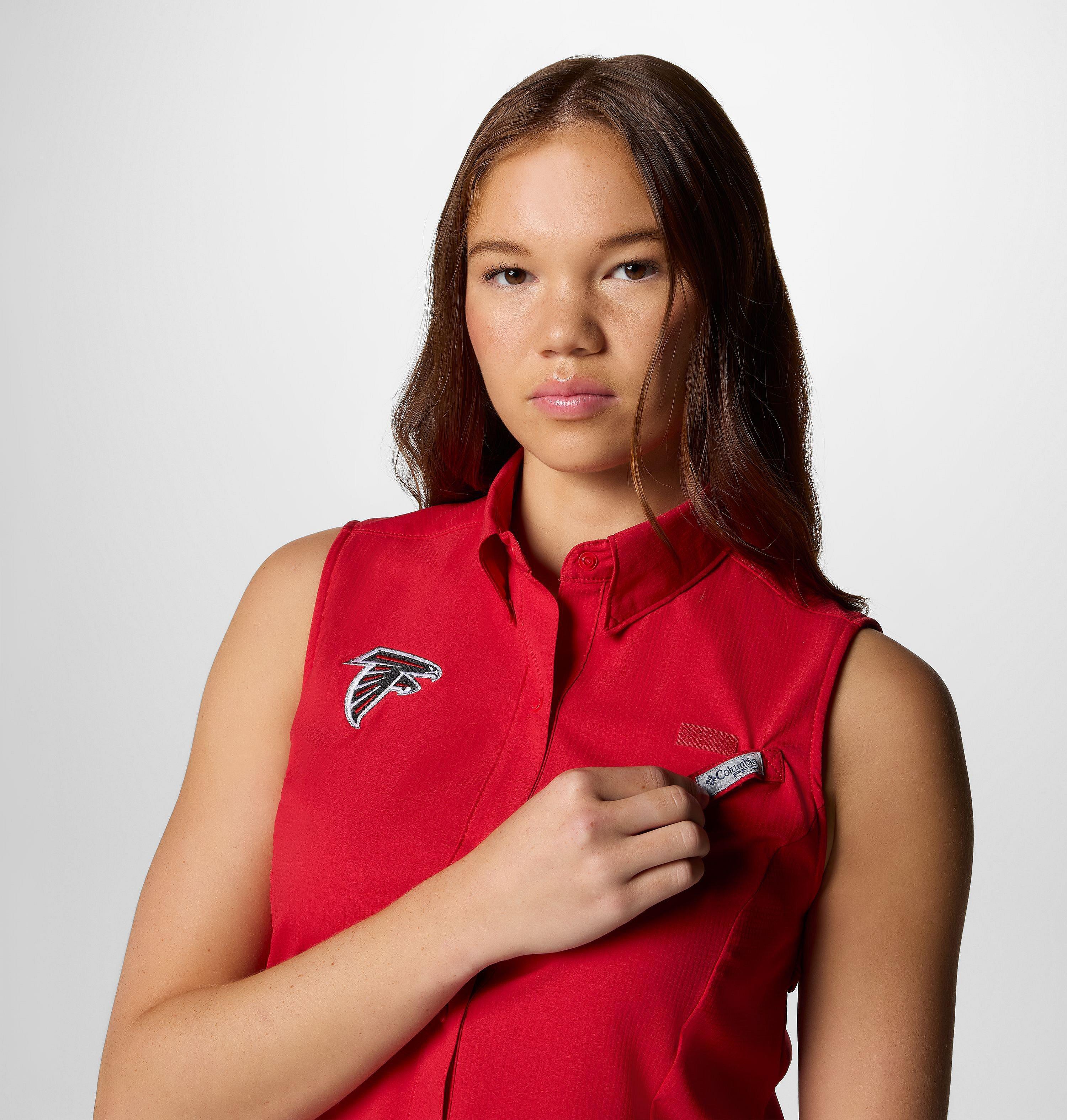 Women's PFG Tamiami Sleeveless Shirt - Atlanta Falcons 5