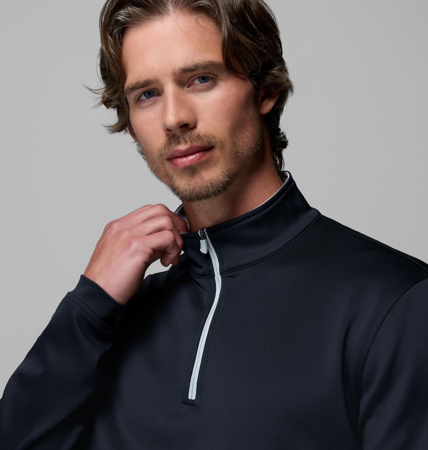 Мужской свитер Columbia Wickham Hills Pullover, цвет: Чёрный — фото 4