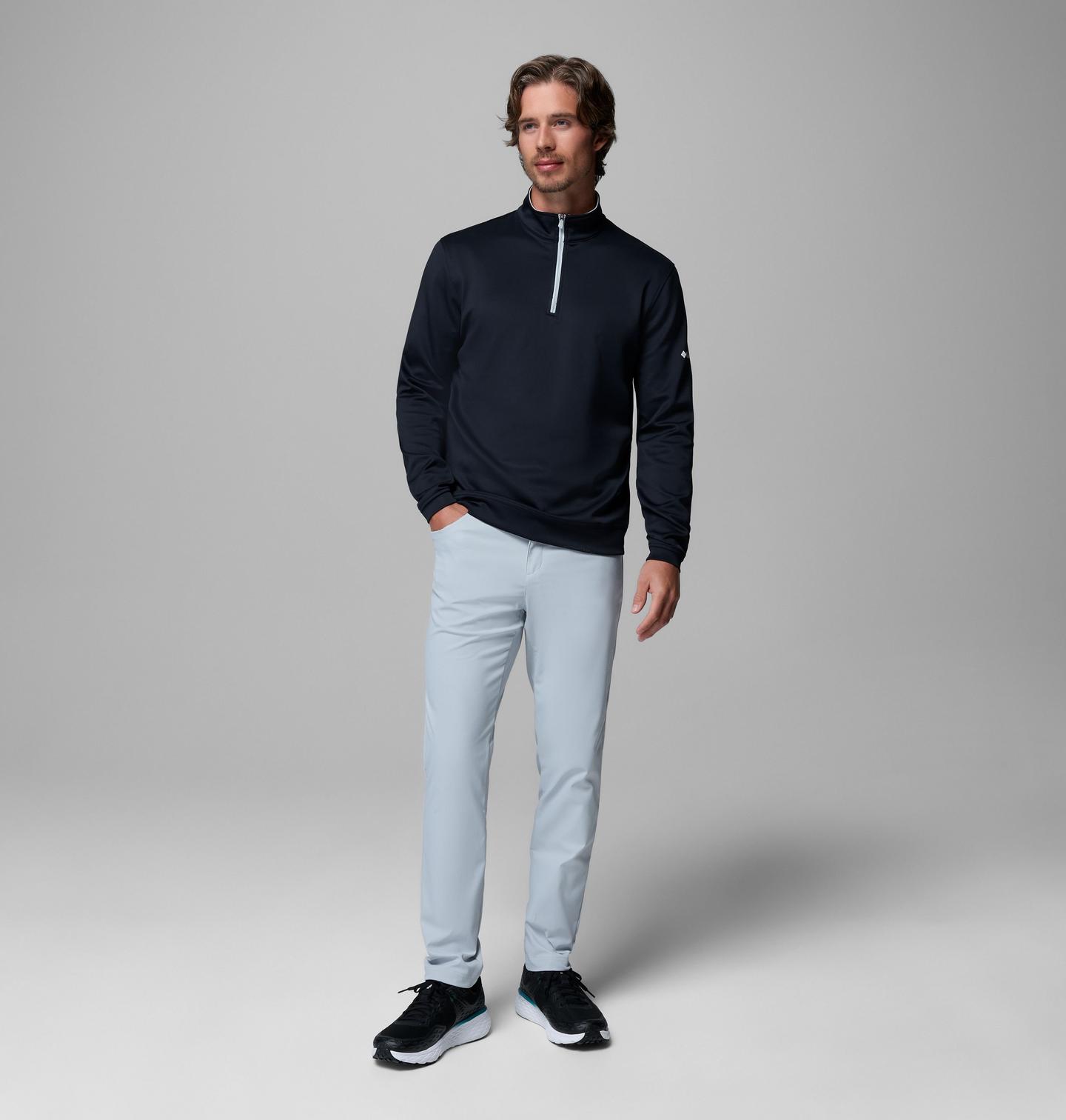 Мужской свитер Columbia Wickham Hills Pullover, цвет: Чёрный — фото 2