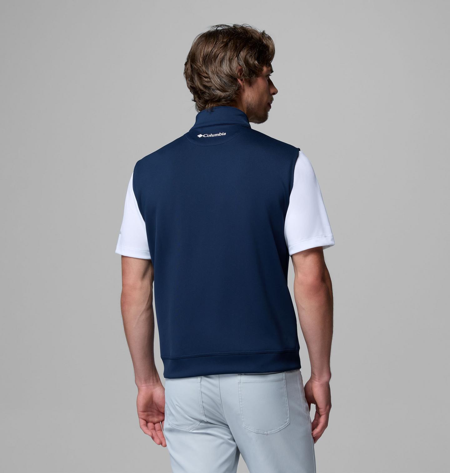 Мужской жилет Columbia Wickhams Hills Vest, цвет: Тёмно-синий — фото 3