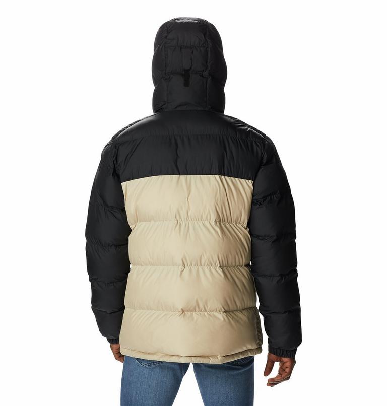 Men's Pike Lake Hooded Jacket, Color: Ancient Fossil, Black, image 2