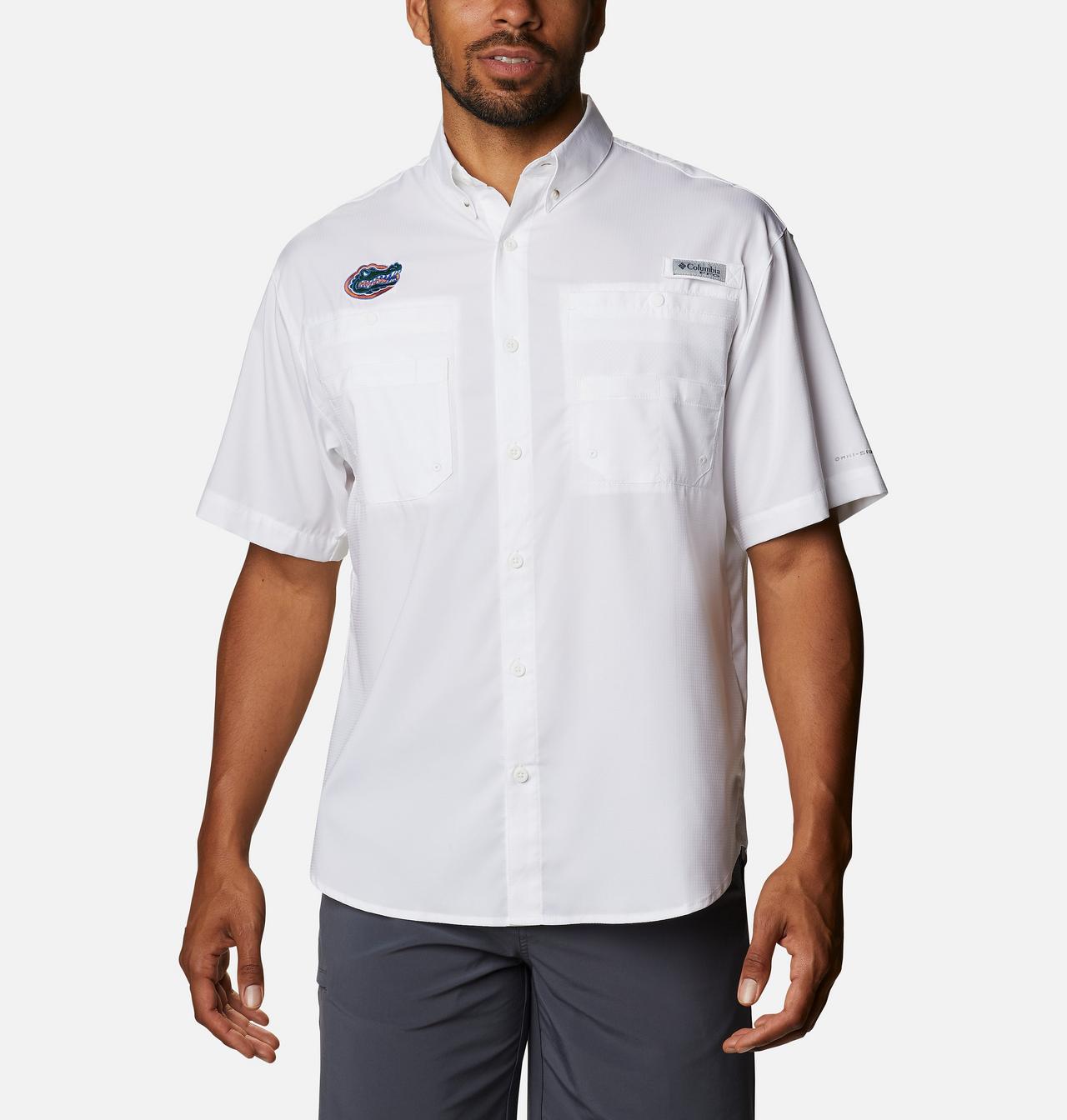 Men's Collegiate PFG Tamiami™ Short Sleeve Shirt - Tall - Florida 1