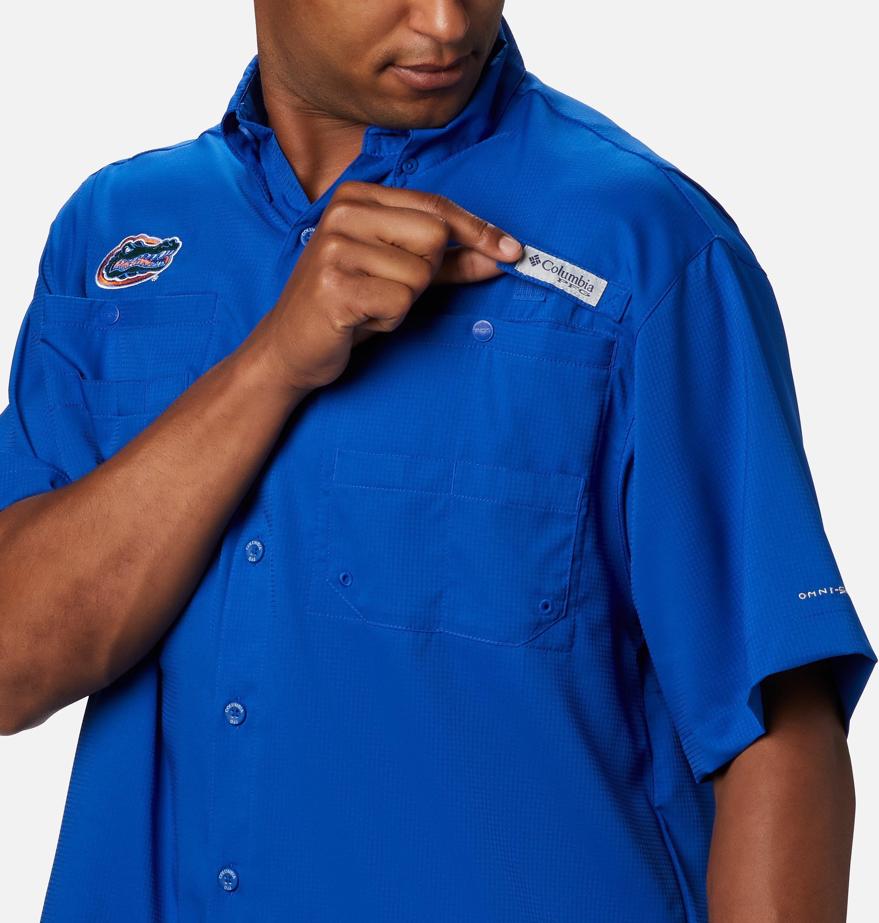 Men's Collegiate PFG Tamiami Short Sleeve Shirt - Tall - Florida 3