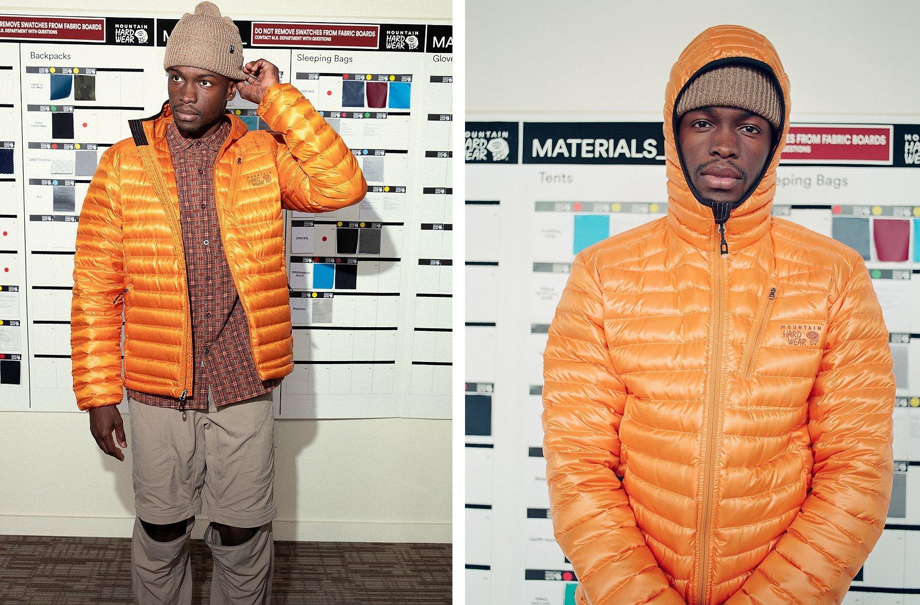 An early apparition of our current ghost whisperer™. the nitrous™ started as just a windshell,used ultralight japanese 7-denier fabric, and evolved into a down jacket in the early 2000s.