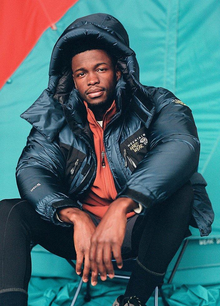From the archives - posing in a Subzero down jacket.