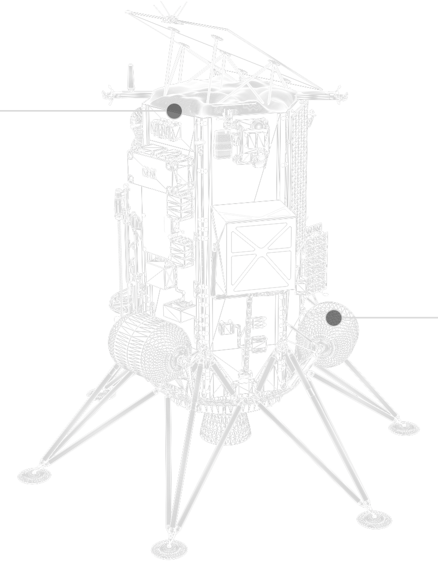 Rendering of IM2 lunar lander