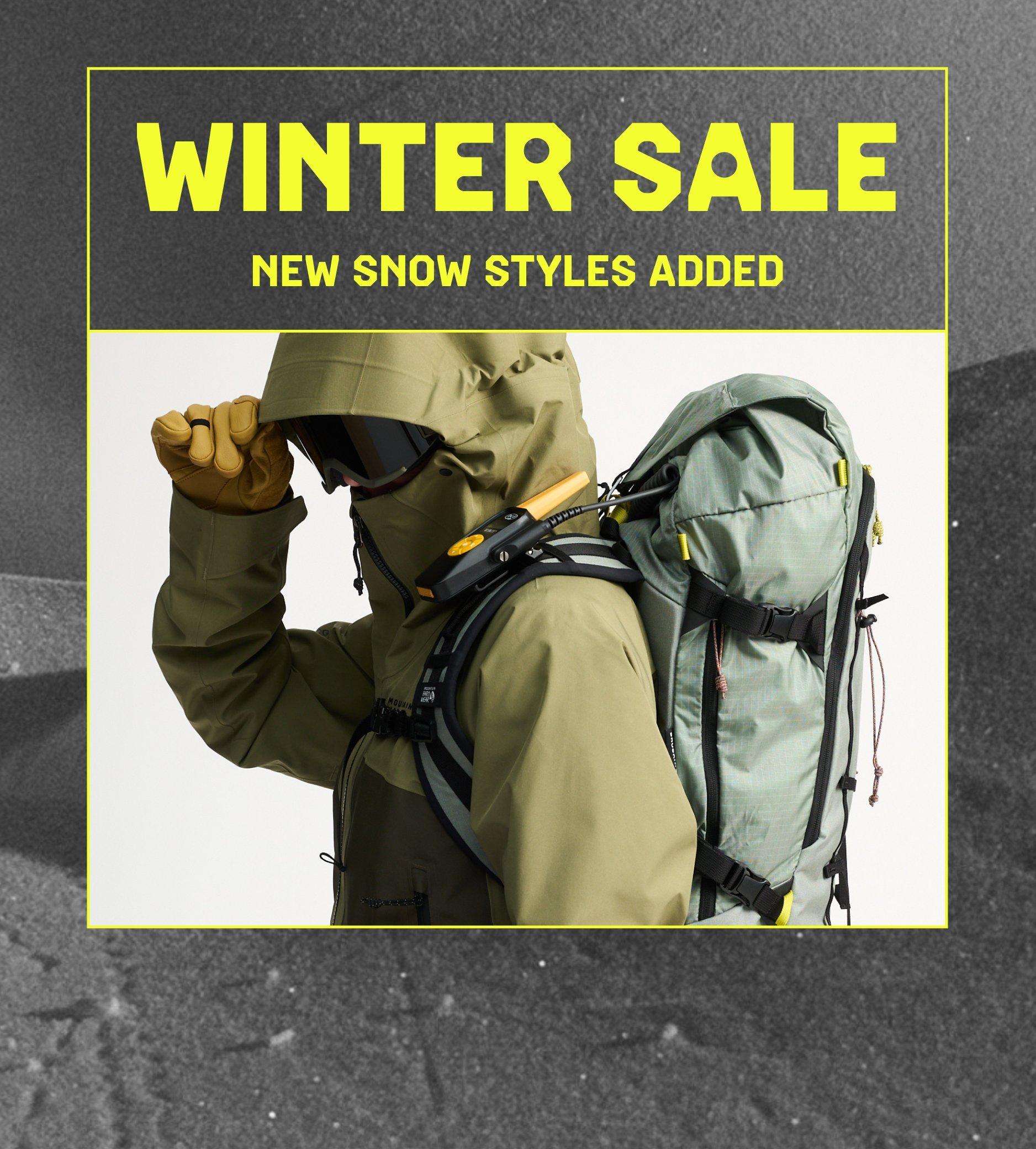 WINTER SALE NEW SNOWSPORTS STYLES JUST ADDED