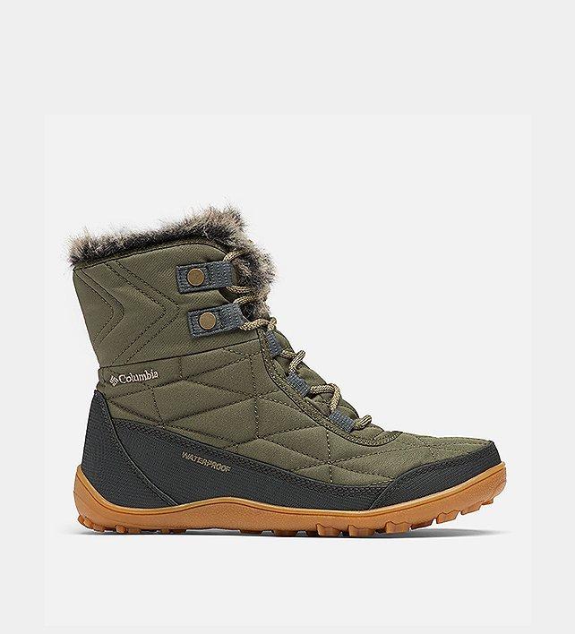 Women's green winter boot